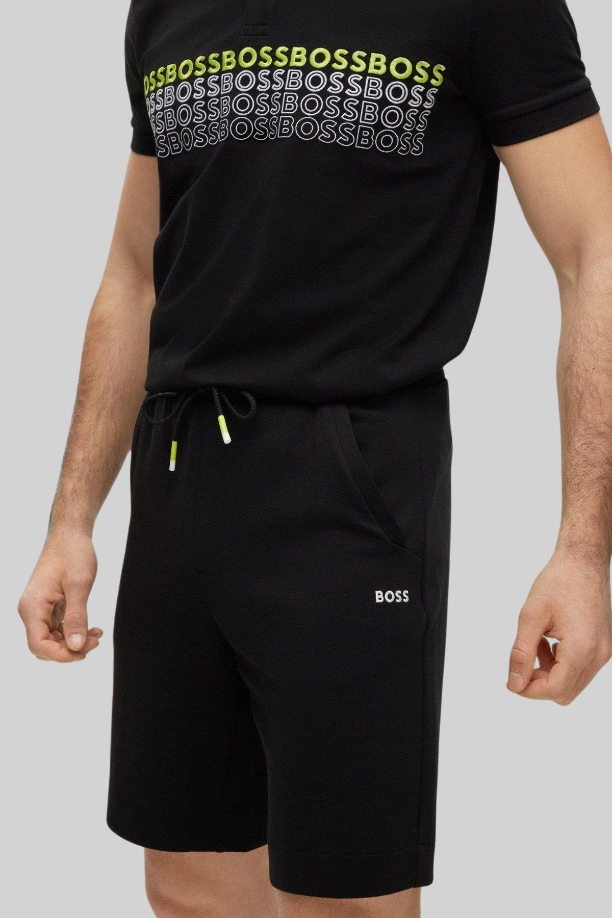 Boss Erkek Şort Siyah