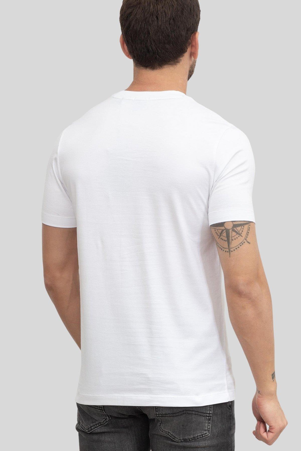 Boss Erkek T-Shirt Beyaz