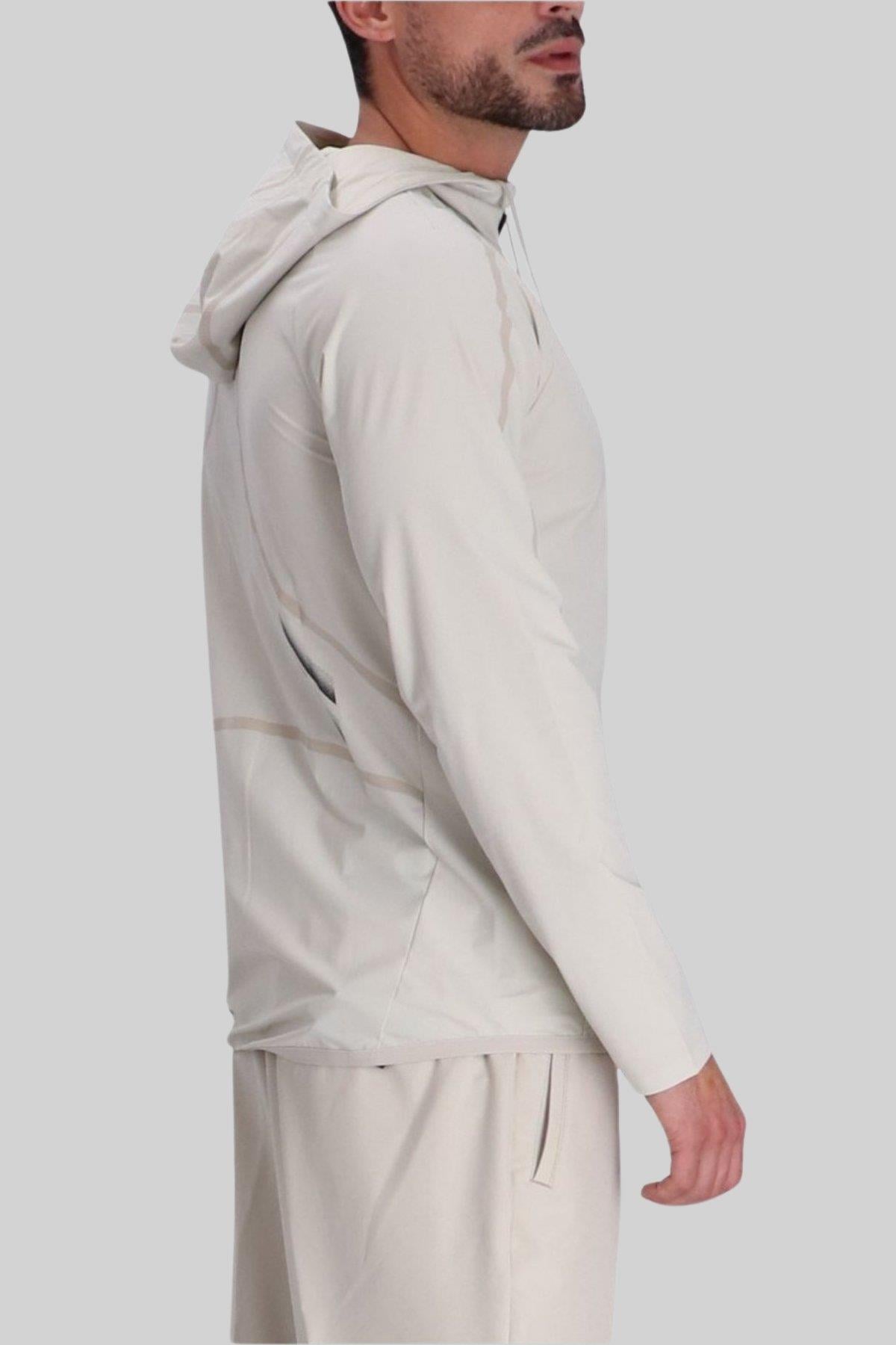 Boss Marka Logo Detaylı Regular Fit Erkek Sweatshirt Krem