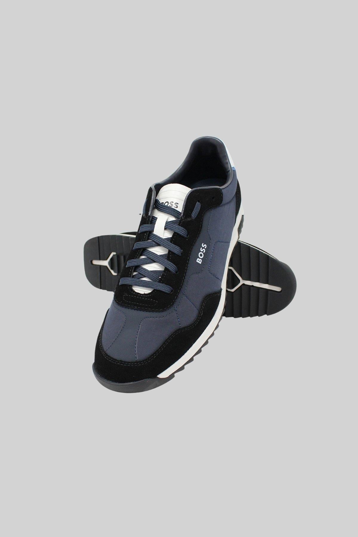 Boss Marka Logolu Zayn Erkek Sneaker Mavi