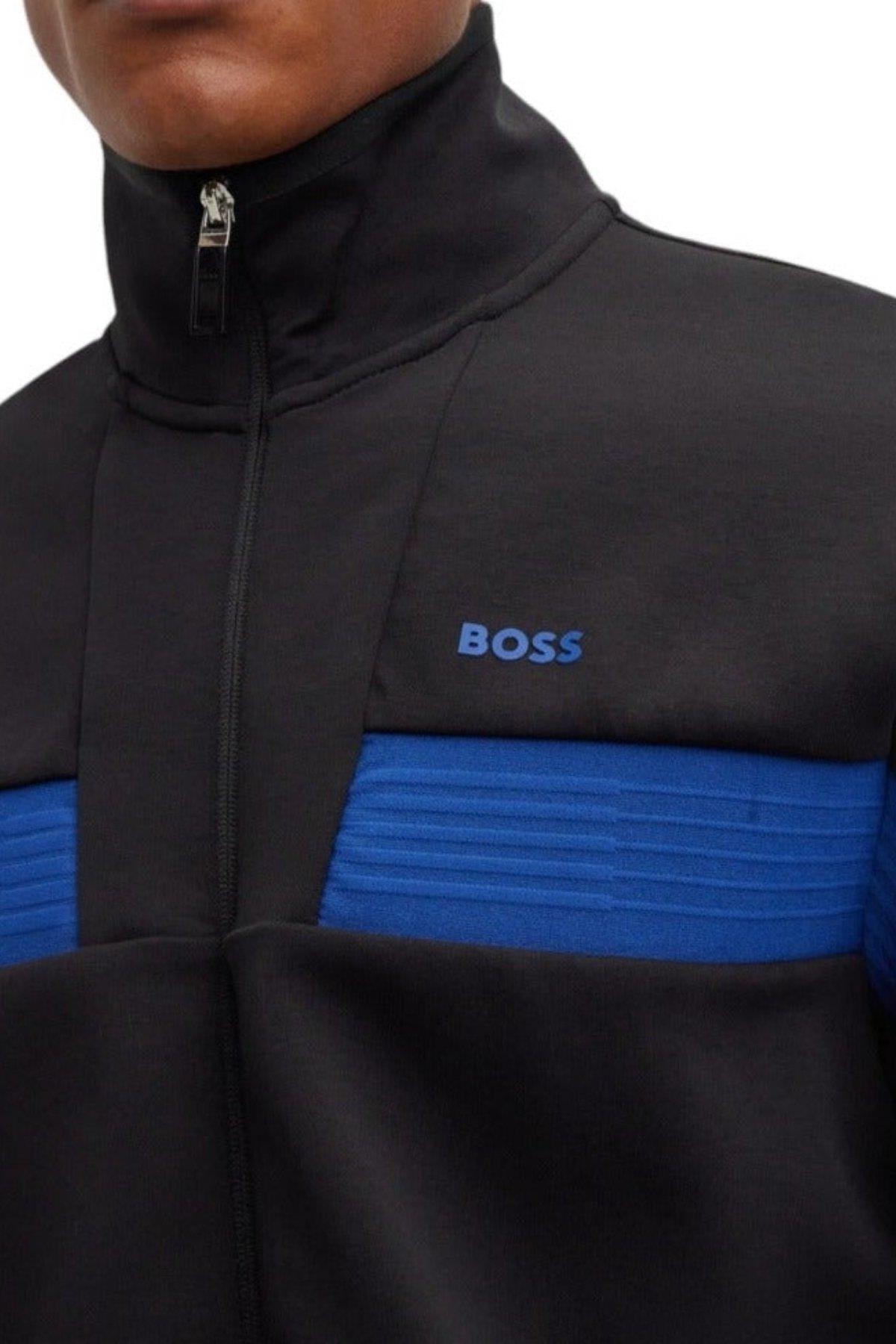 Boss Regular Fit Erkek Sweatshirt Siyah