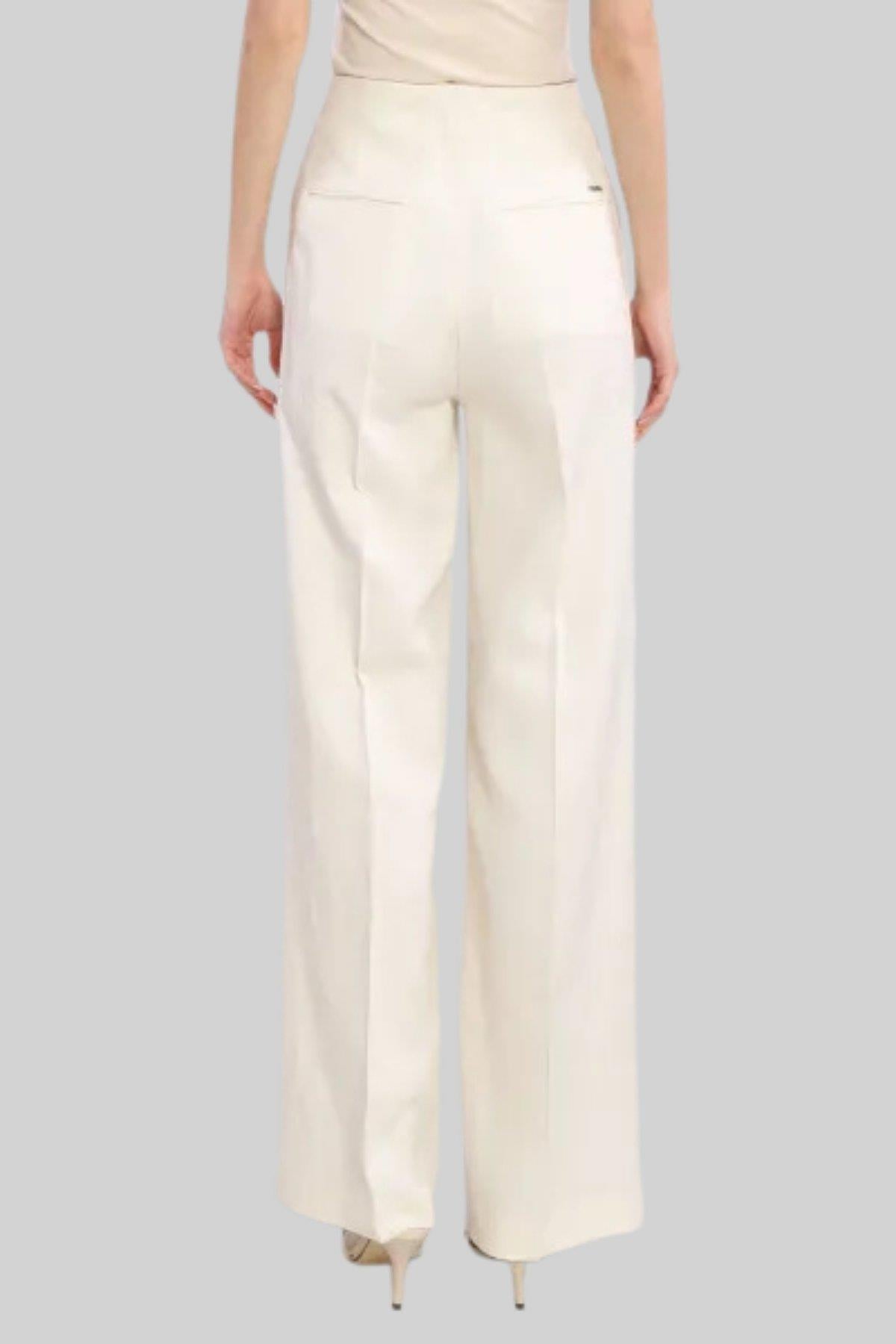 Boss Regular Fit Kadın Pantolon Beyaz