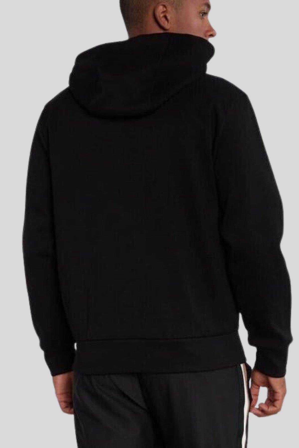 Boss Regular Fit Tam Fermuar Kapüşonlu Erkek Sweatshirt Siyah
