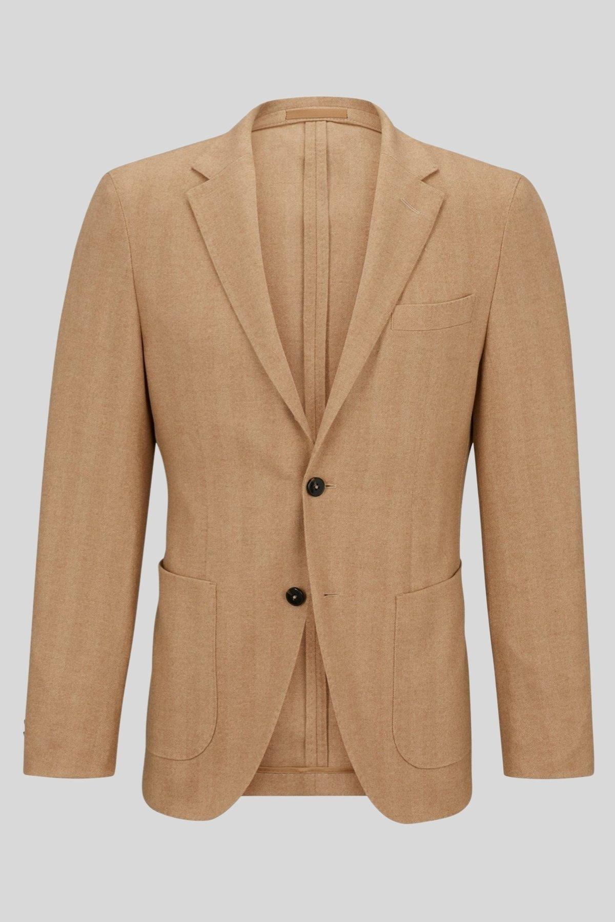 Boss Slim Fit Ceket Bej