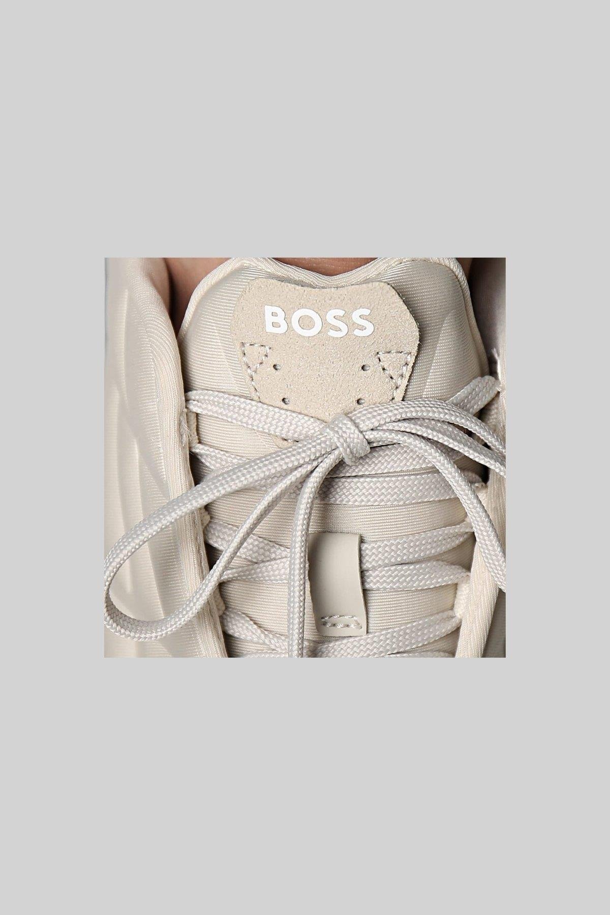 Boss Titanyum Evo Runner Erkek Sneaker Bej