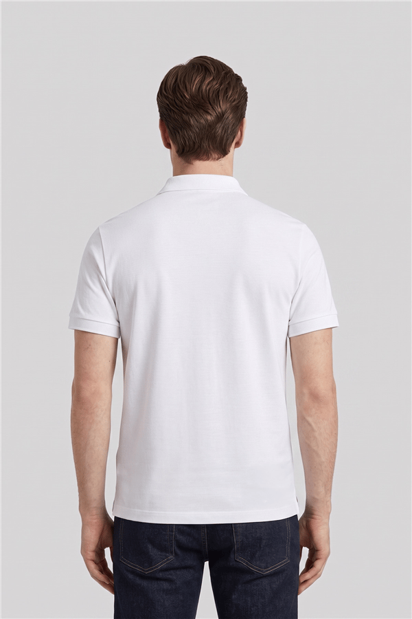 Emporio Armani Polo Yaka T-Shirt Beyaz