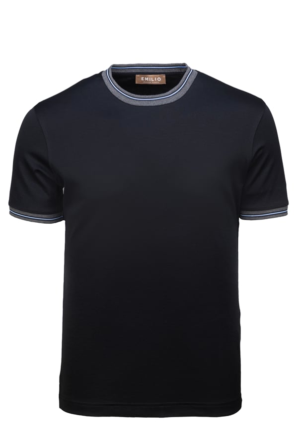 Erkek Bisiklet Yaka T-Shirt 3 Renk