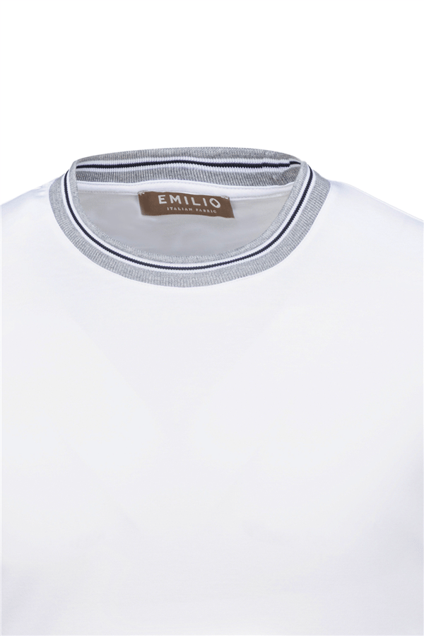 Erkek Bisiklet Yaka T-Shirt 3 Renk
