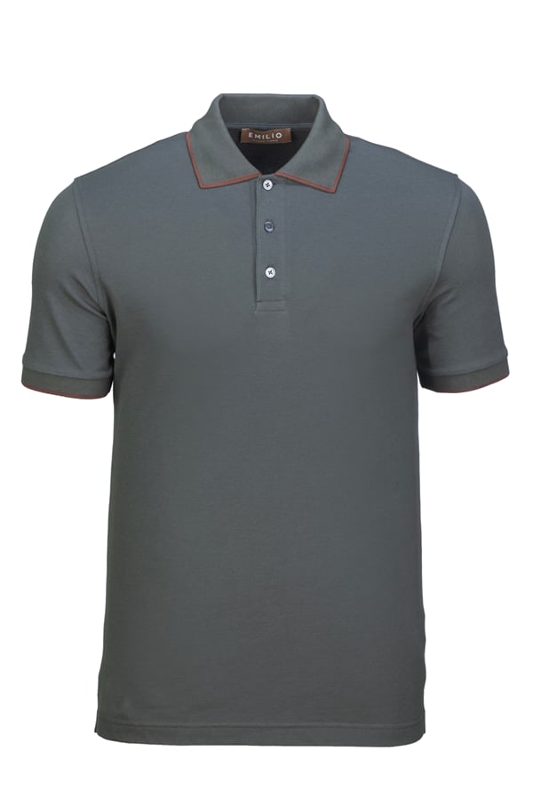 Erkek Çerçeve Polo Yaka T-Shirt