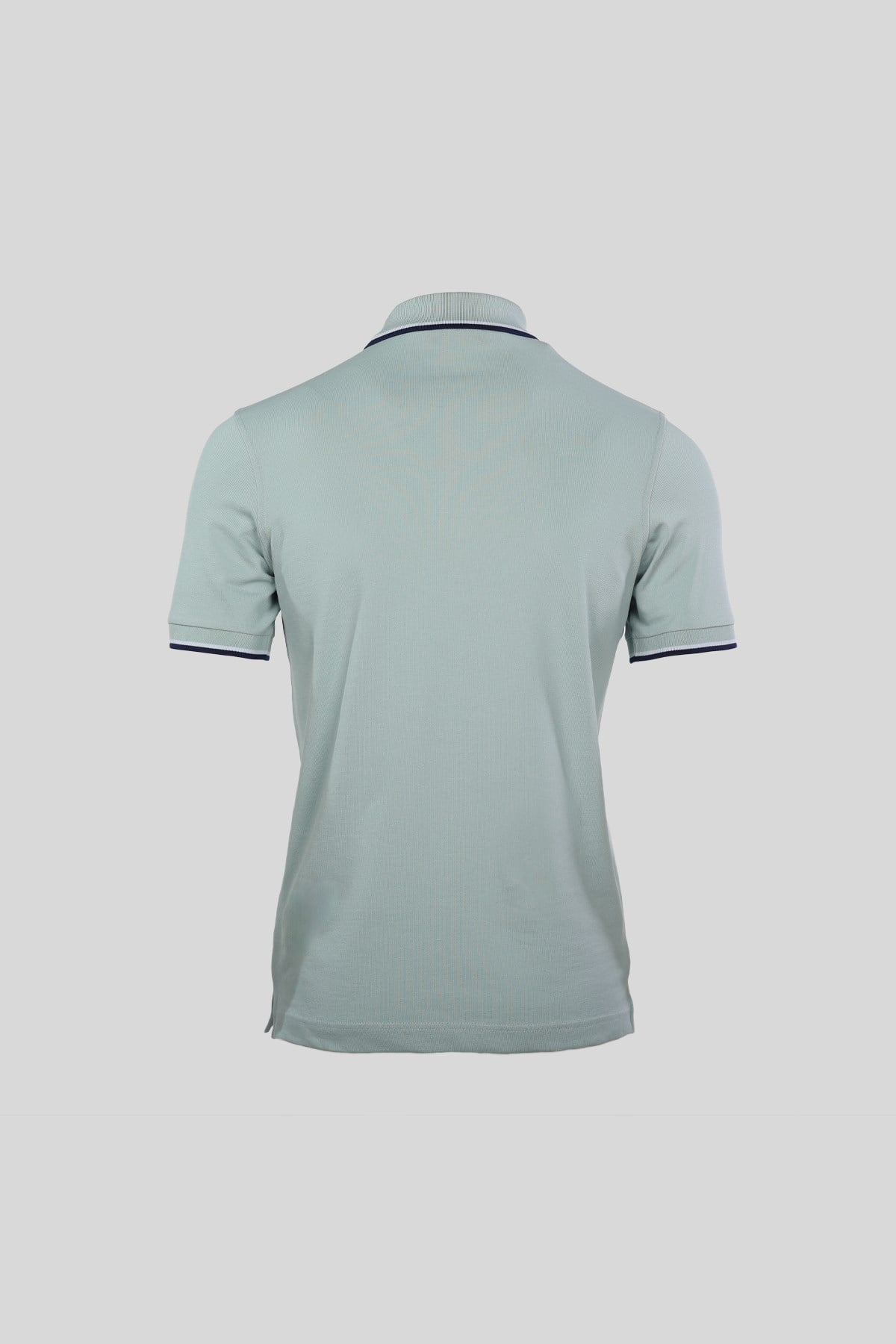 Erkek Çift Çizgili Kol Bantlı Polo Yaka T-Shirt