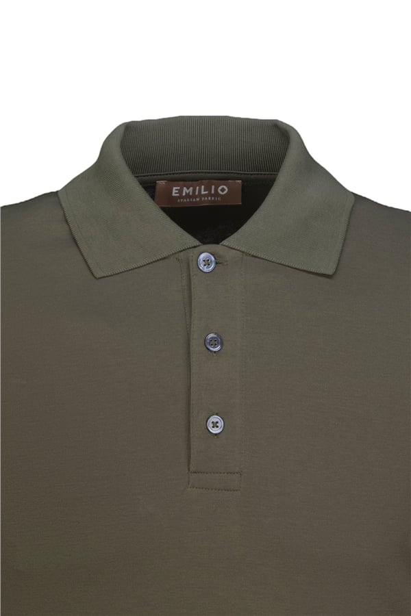 Erkek Kol Bantlı Polo Yaka T-Shirt