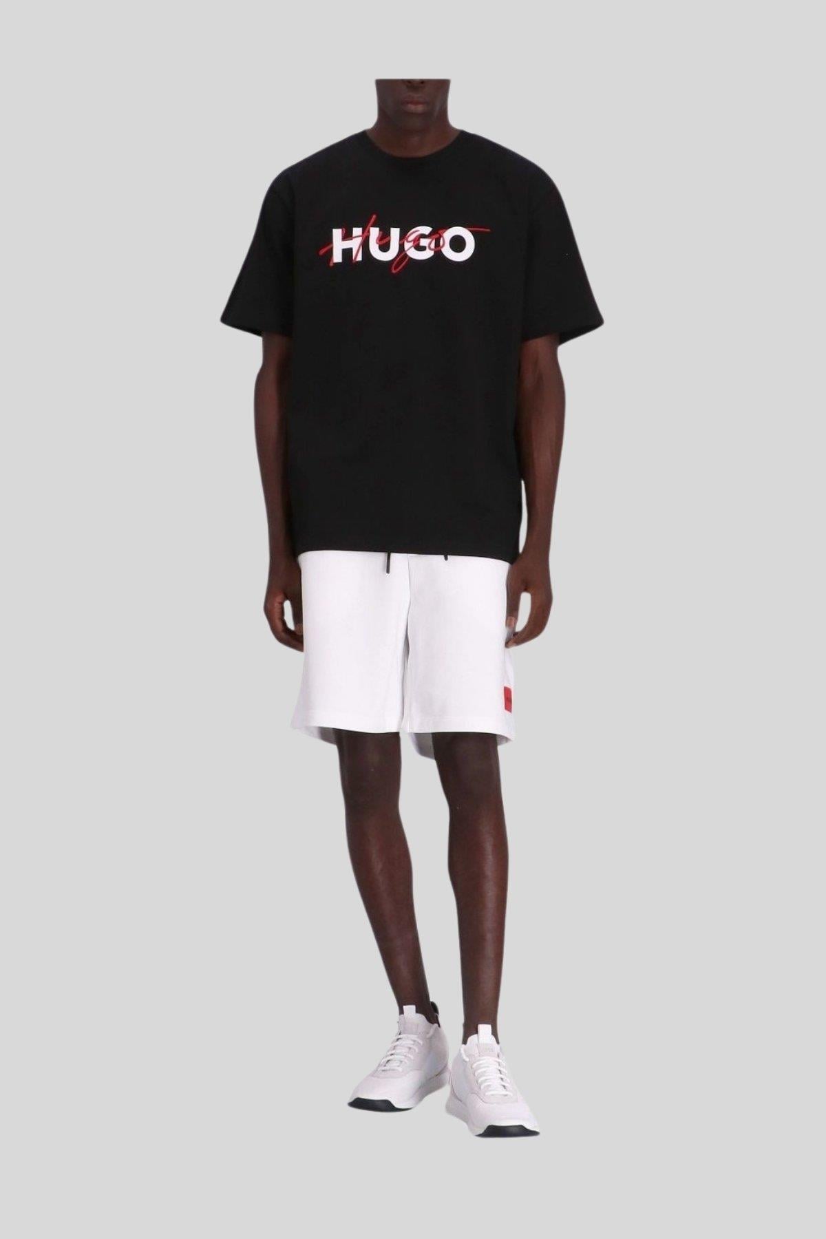 Hugo Regular Fit Erkek Bermuda Şort Beyaz