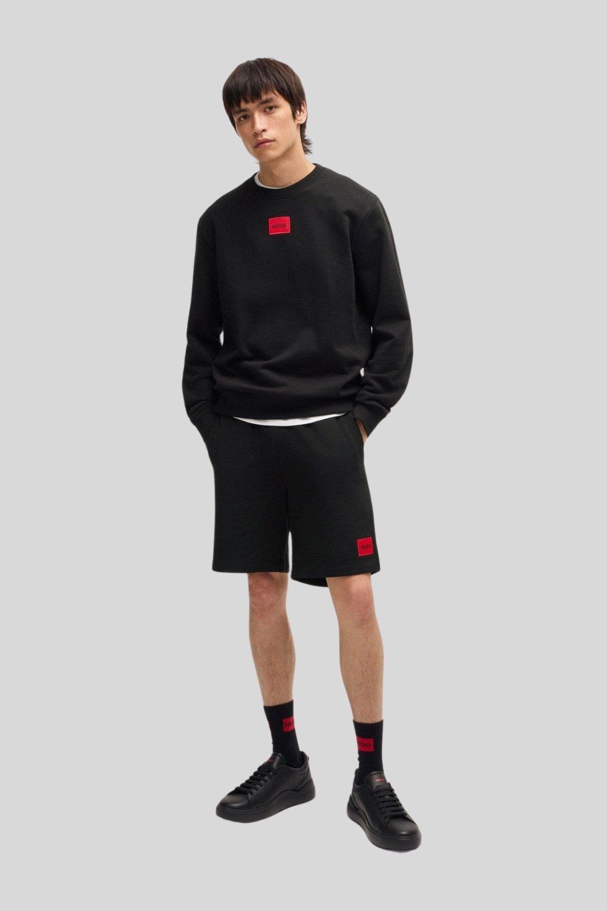 Hugo Regular Fit Erkek Bermuda Şort Siyah