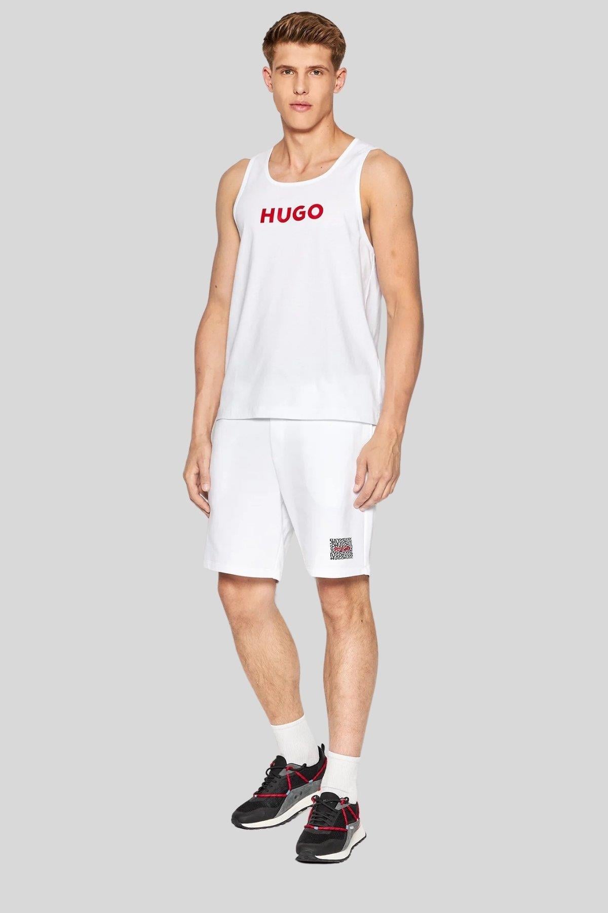 Hugo Regular Fit Erkek Şort Beyaz