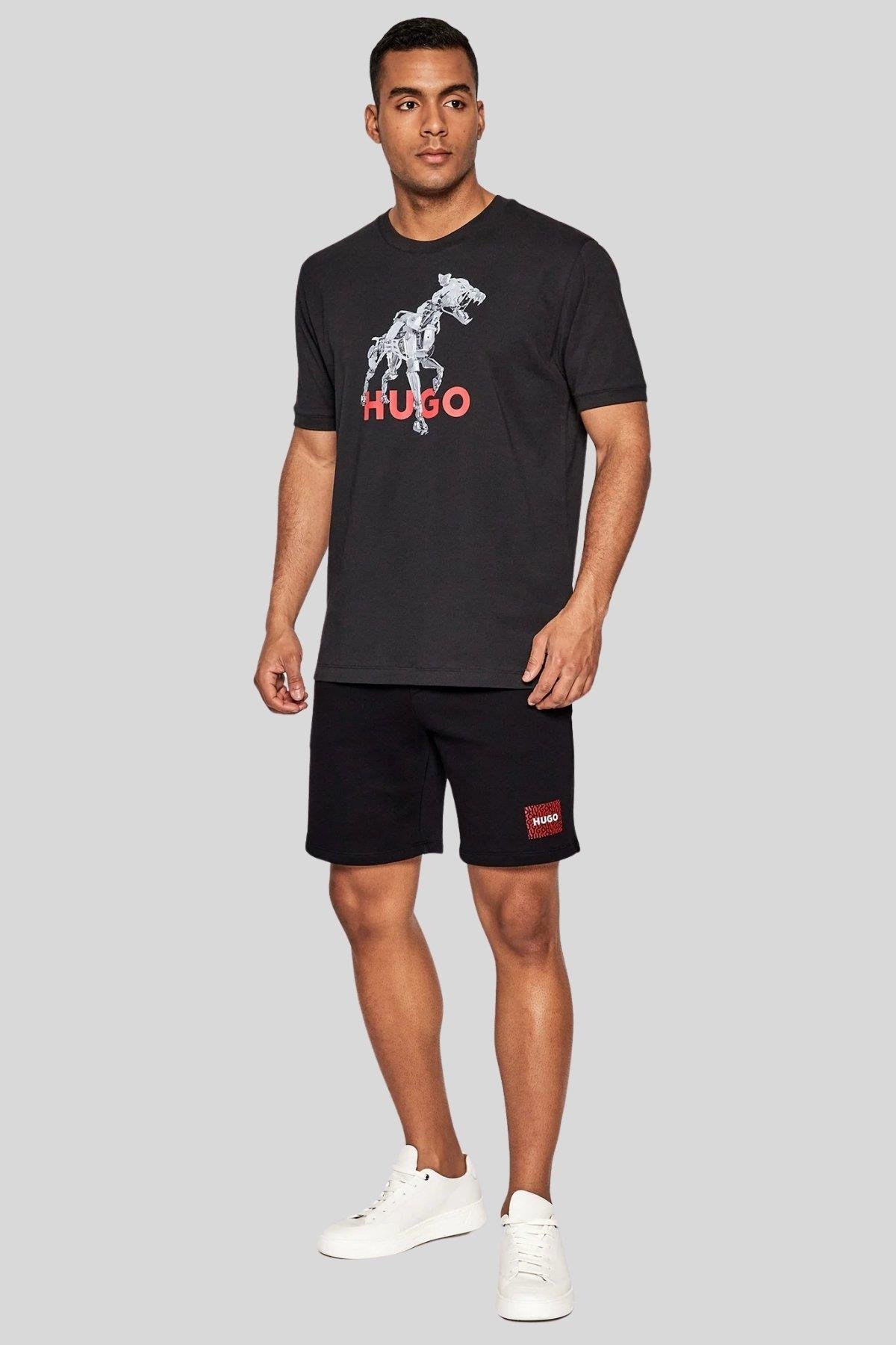 Hugo Regular Fit Erkek Şort Siyah
