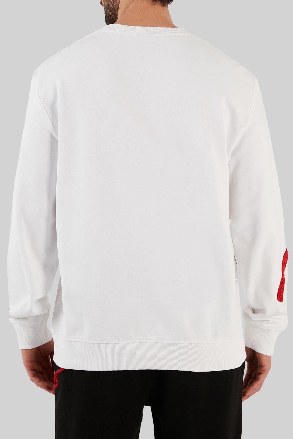 Hugo Regular Fit Erkek Sweatshirt Beyaz