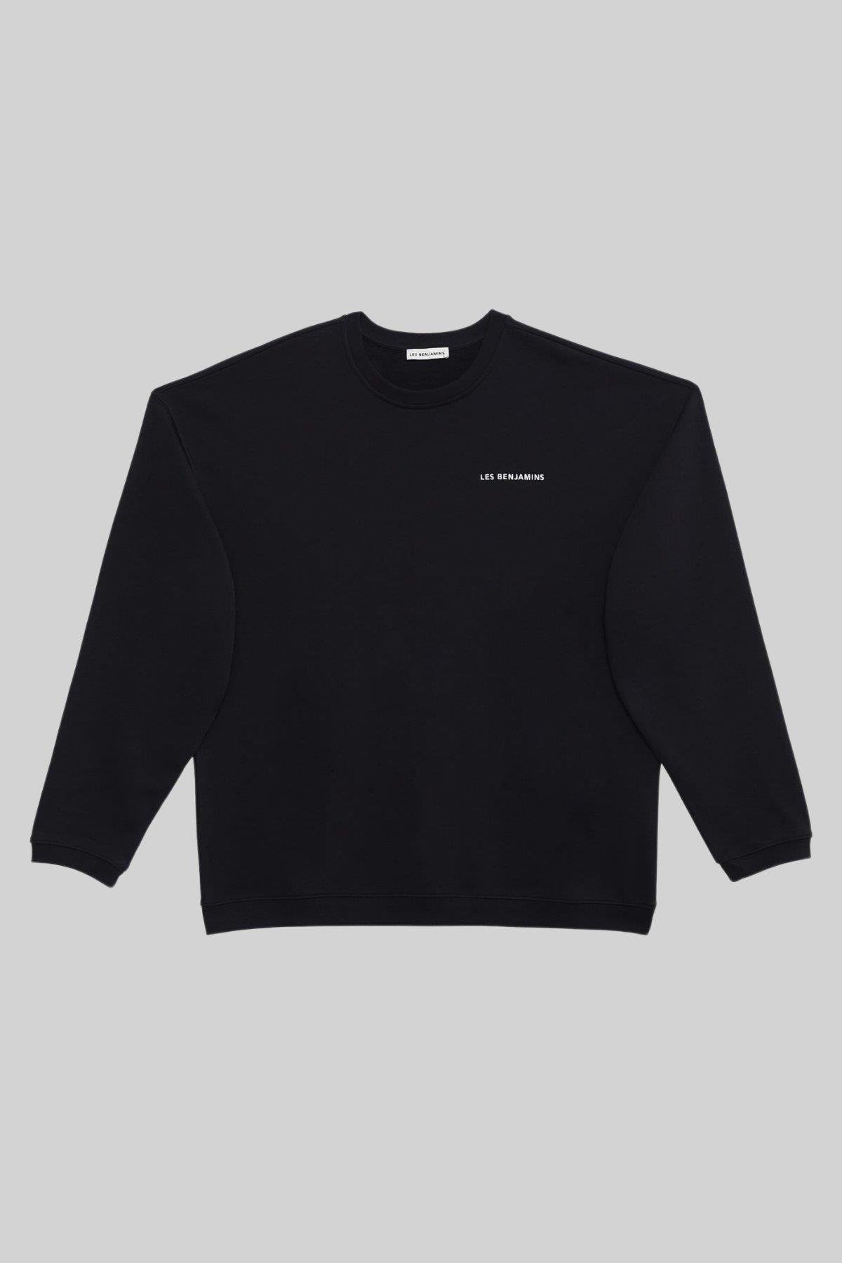 Les Benjamins Erkek  Sweatshirt Siyah