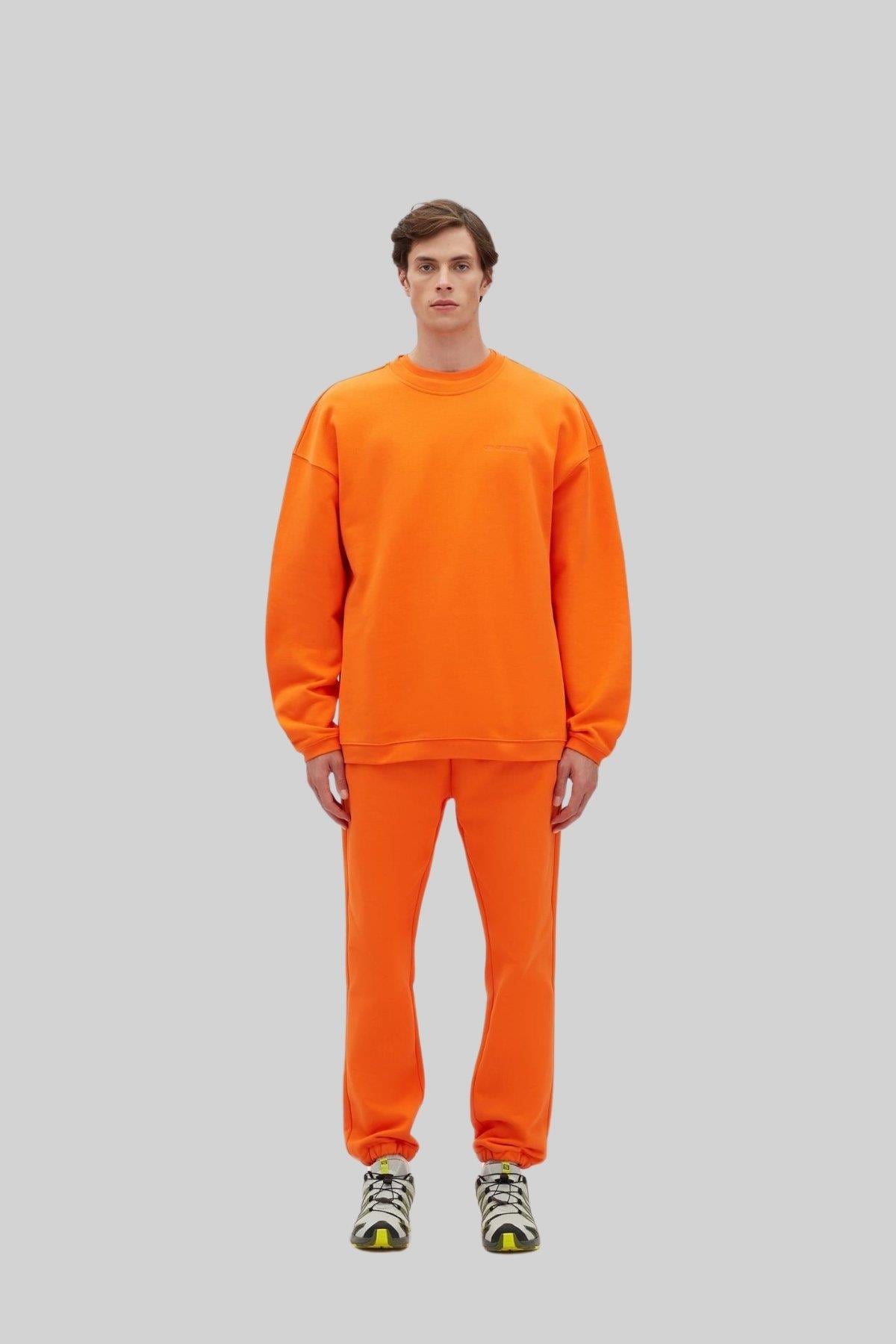 Les Benjamins Erkek  Sweatshirt Turuncu