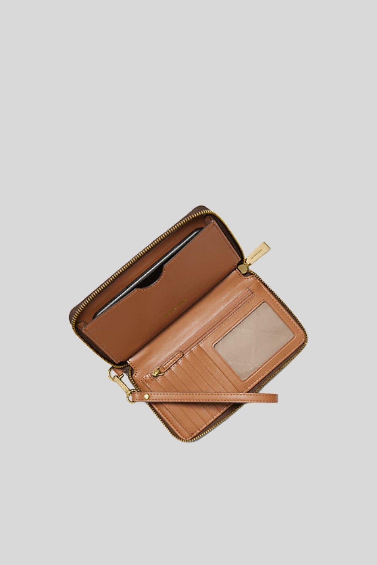 Michael Kors Kadın Akıllı Telefon Cüzdanı Kahverengi