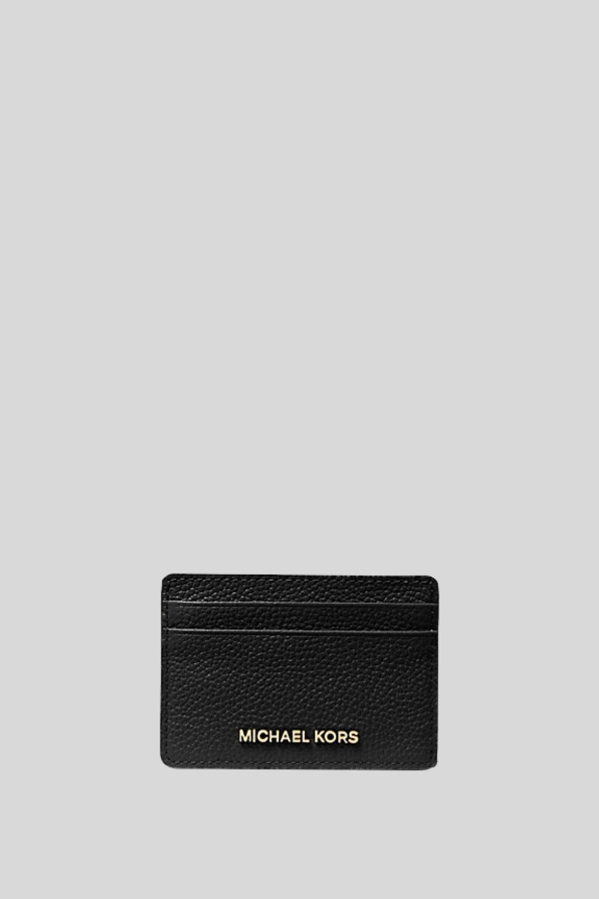 Michael Kors Kadın Çakıllı Deri Kartvizitlik Siyah