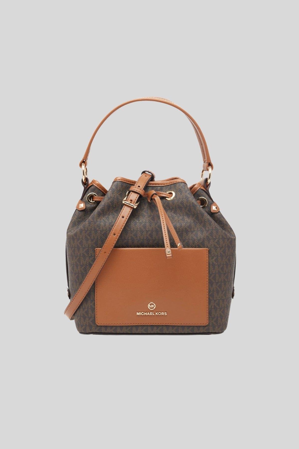 Michael Kors Kadın Torba Büzgülü Çanta Kahverengi