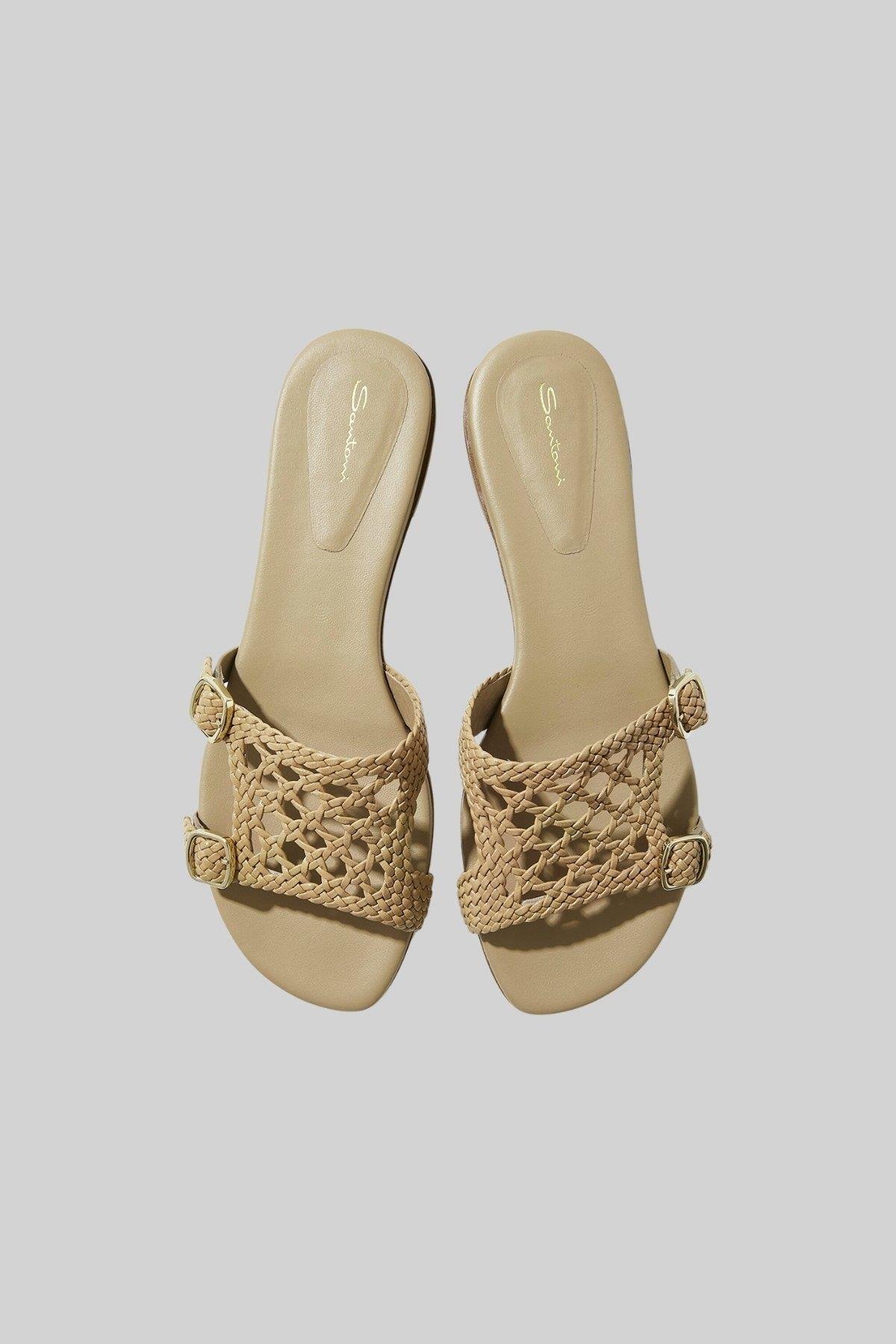 Santoni Kadın Terlik Bej
