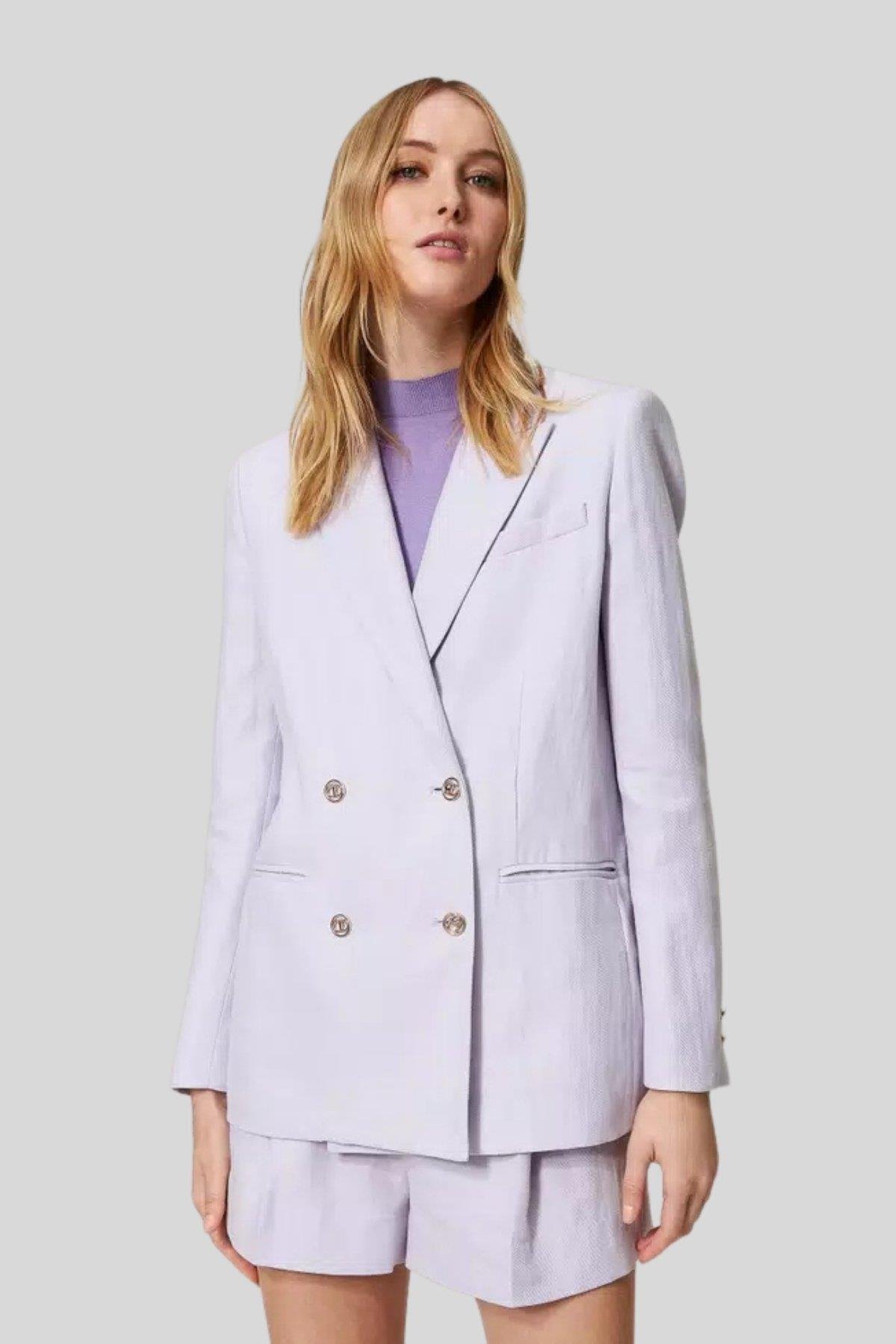 Twinset Kadın Blazer Mor