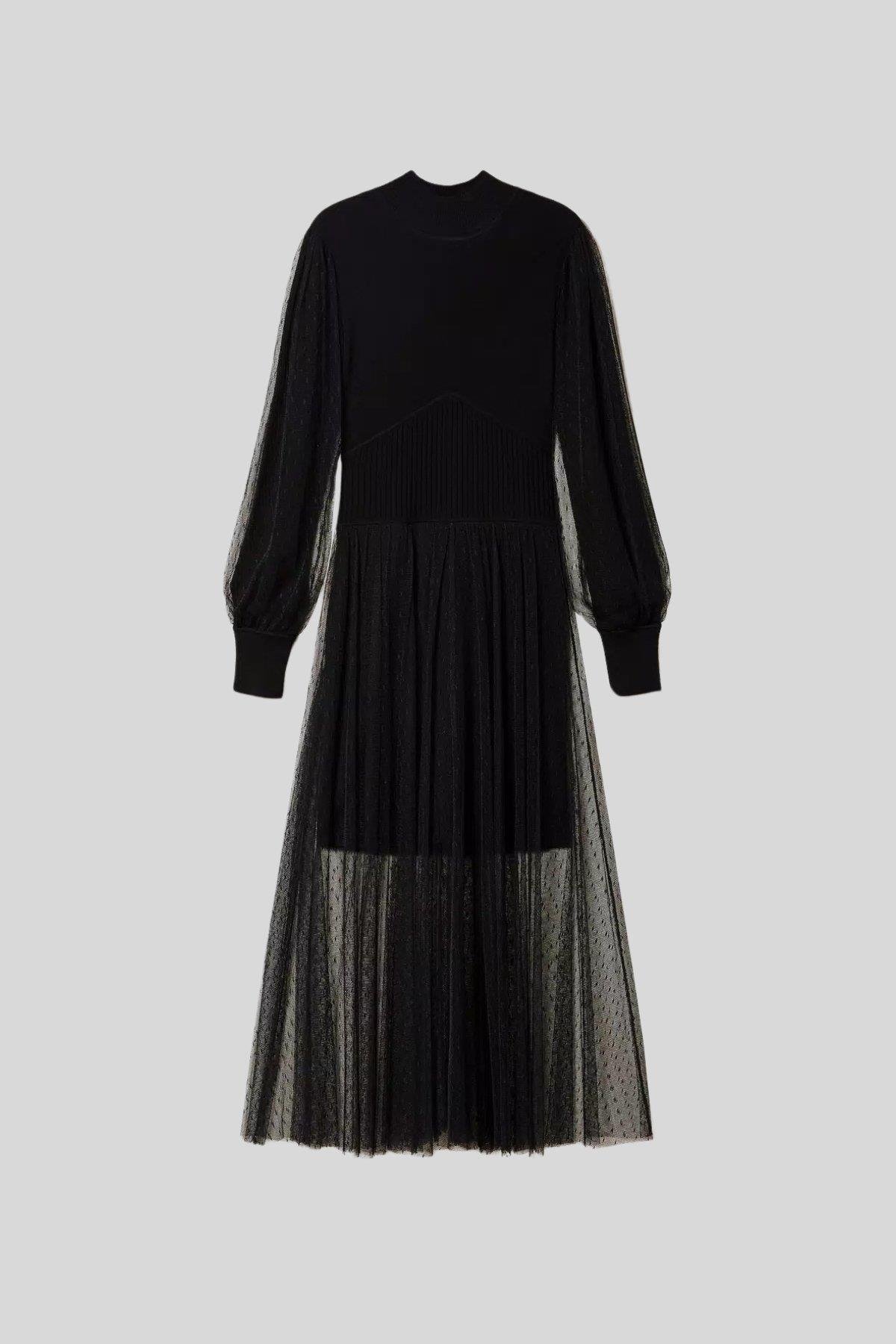Twinset Kadın Elbise Siyah