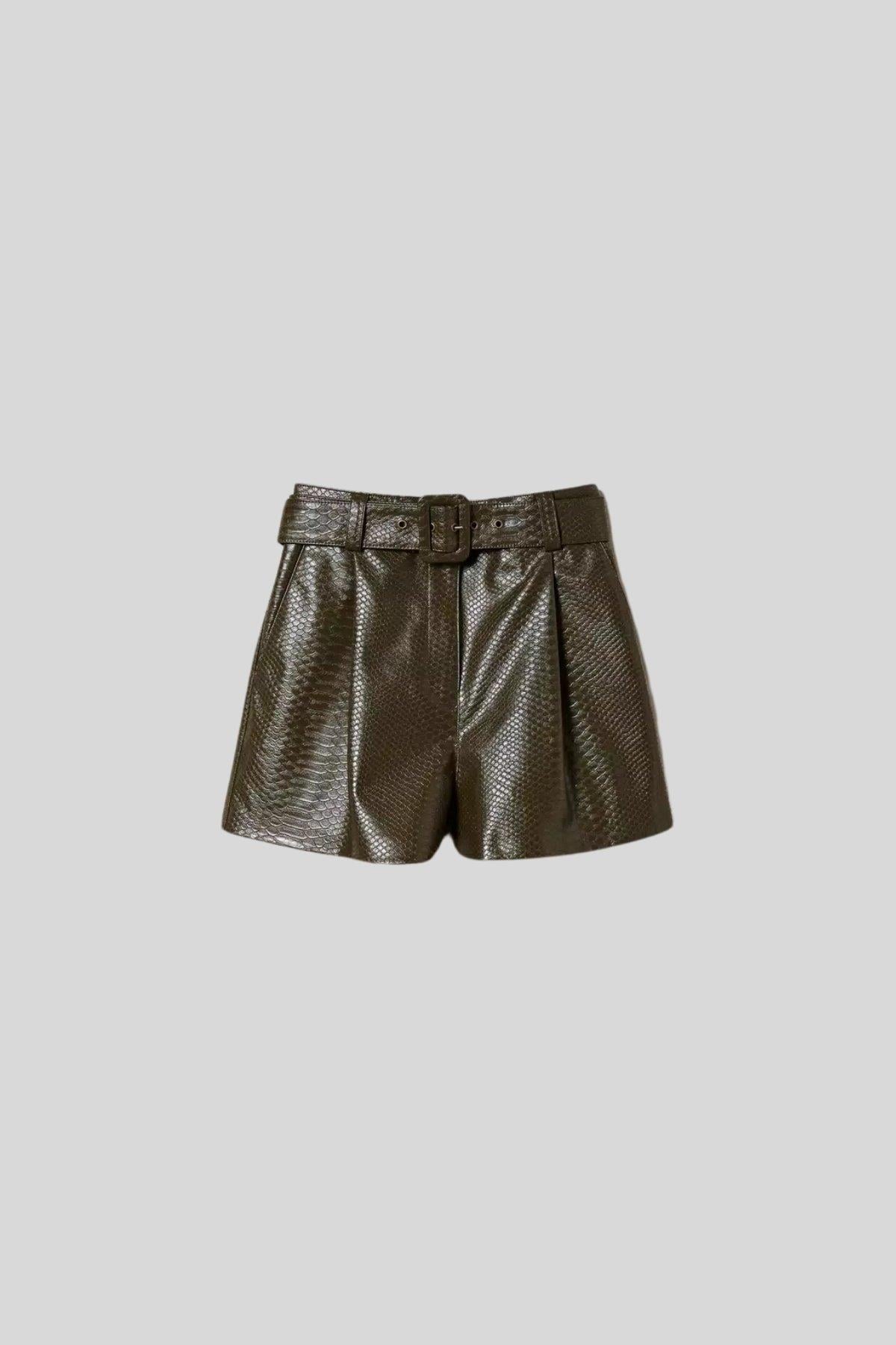 Twinset Kadın Şort Yeşil