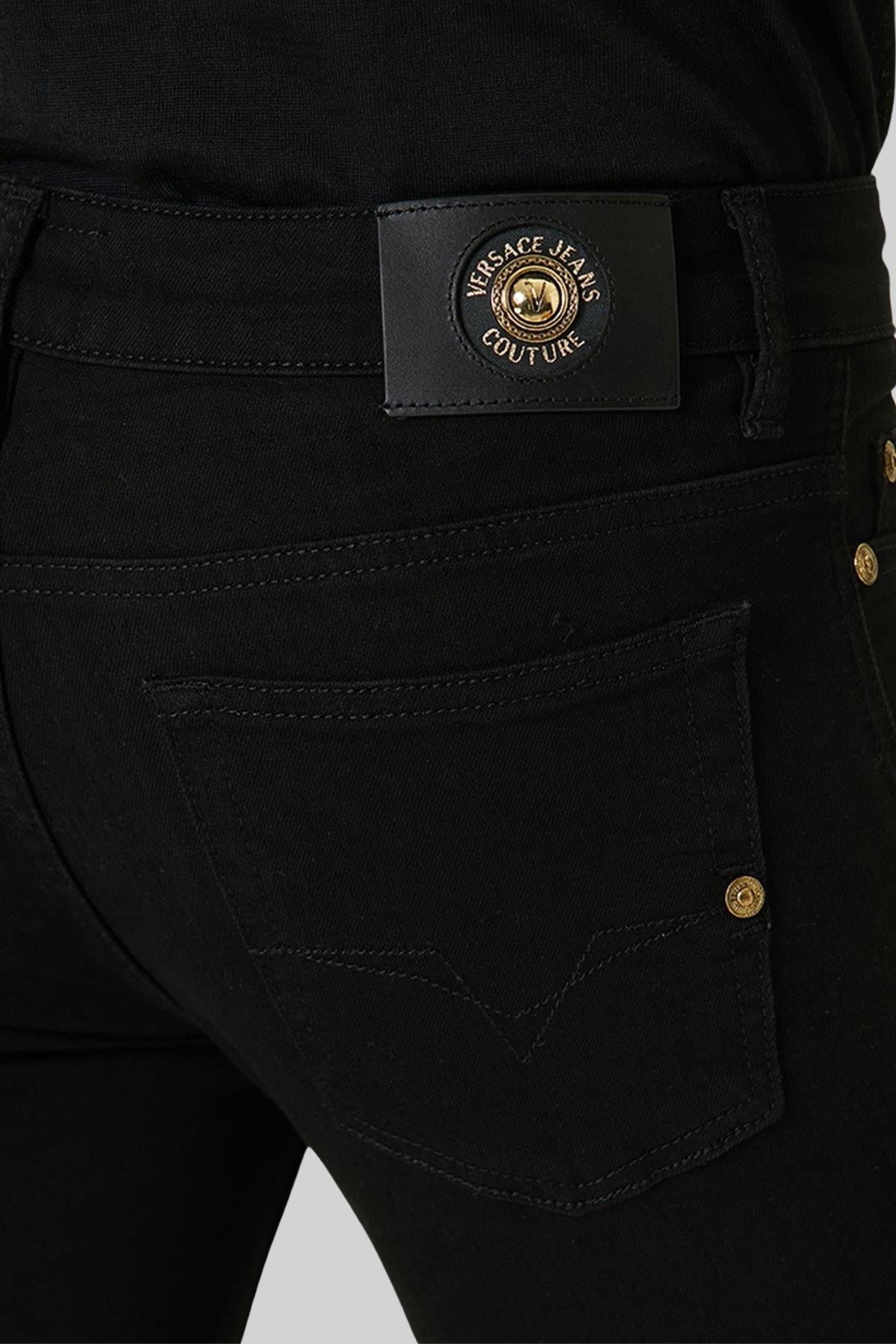 Versace Jeans Couture Erkek Jean Pantolon Siyah