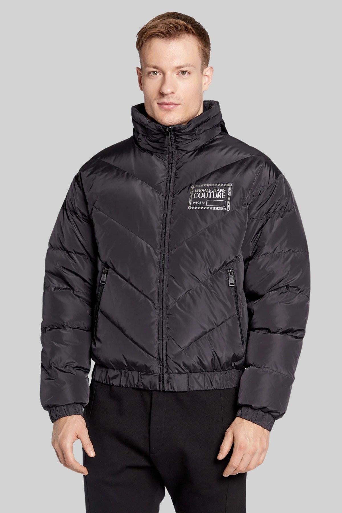 Versace Jeans Couture Erkek Regular Fit Ceket Siyah