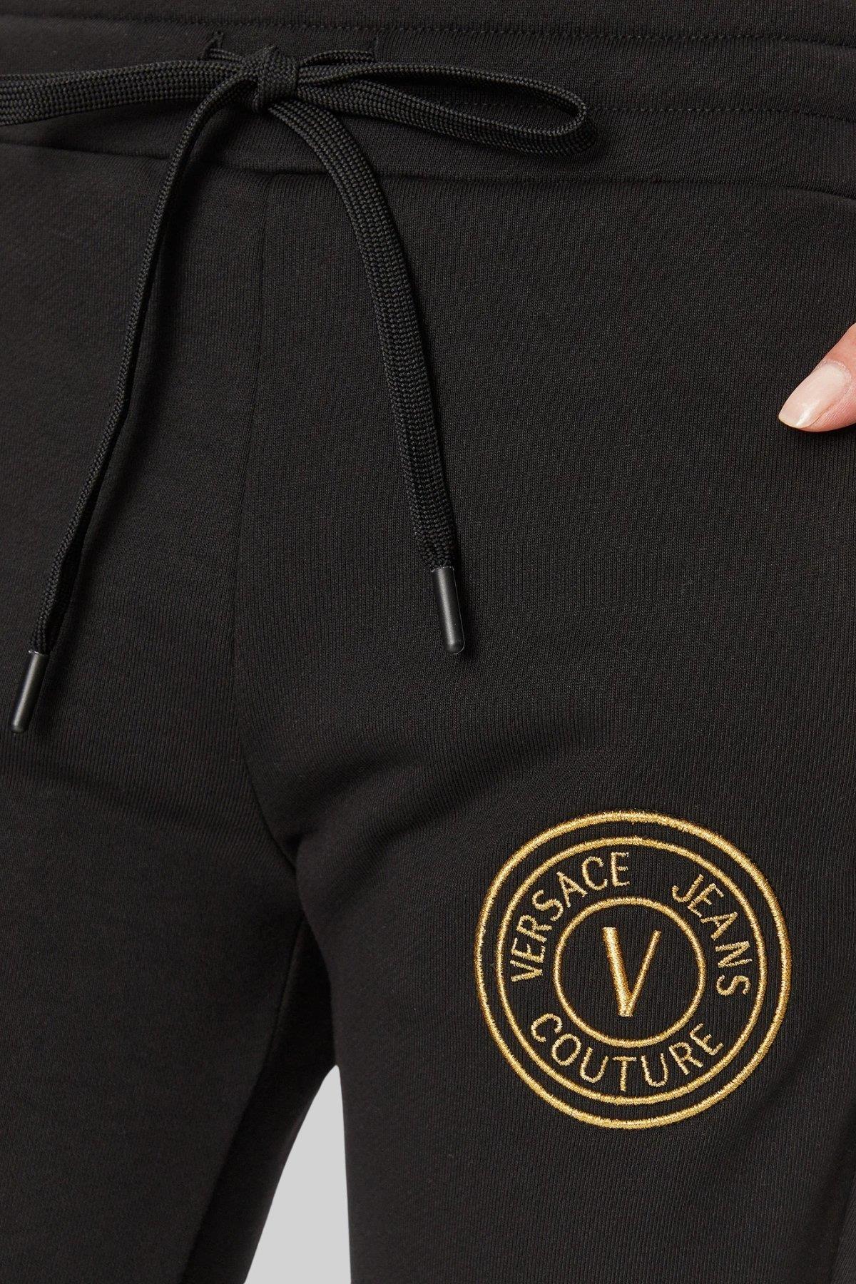Versace Jeans Couture Kadın Regular Fit Eşofman Altı Siyah