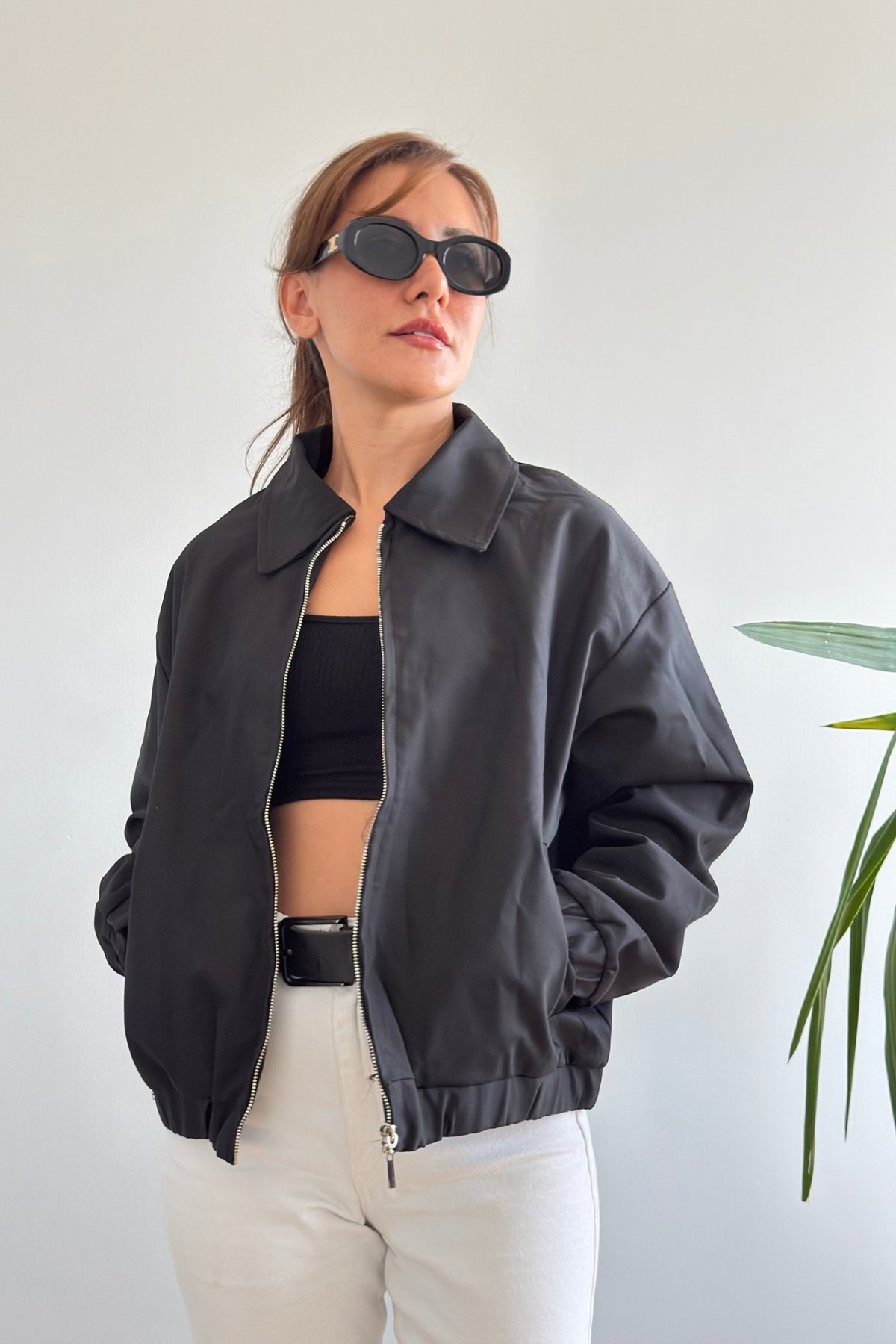 FERMUARLI BOMBER CEKET