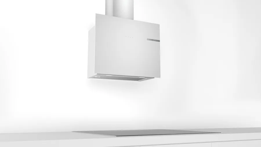 Bosch  DWF65AJ20T Serie 4 Duvar Tipi Davlumbaz 60 cm Beyaz Cam Yüzey