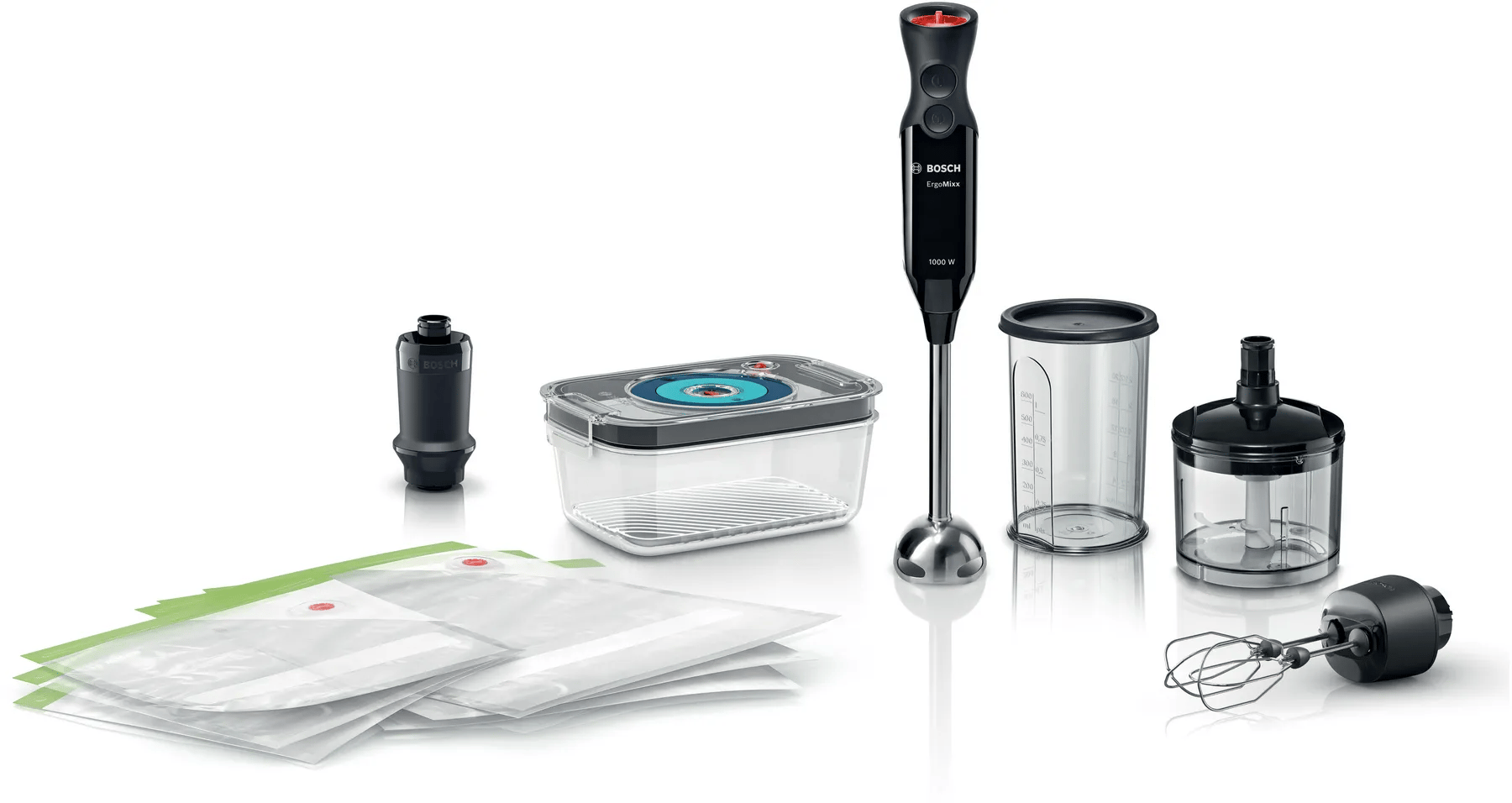 Bosch MS6CB61V7 El Blenderı ErgoMixx 1000 W Siyah, Antrasit