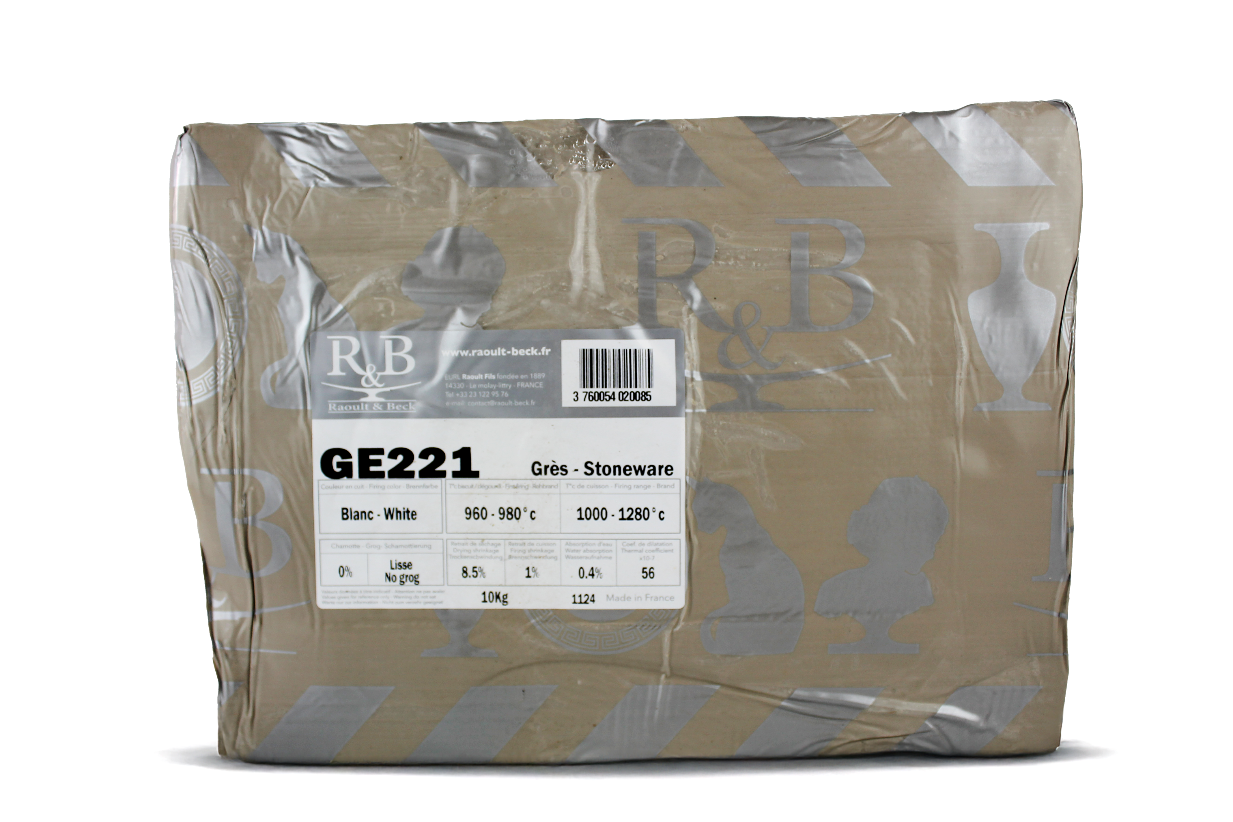 Raoult & Beck GE221 Beyaz Kumtaşı Stoneware Çamur