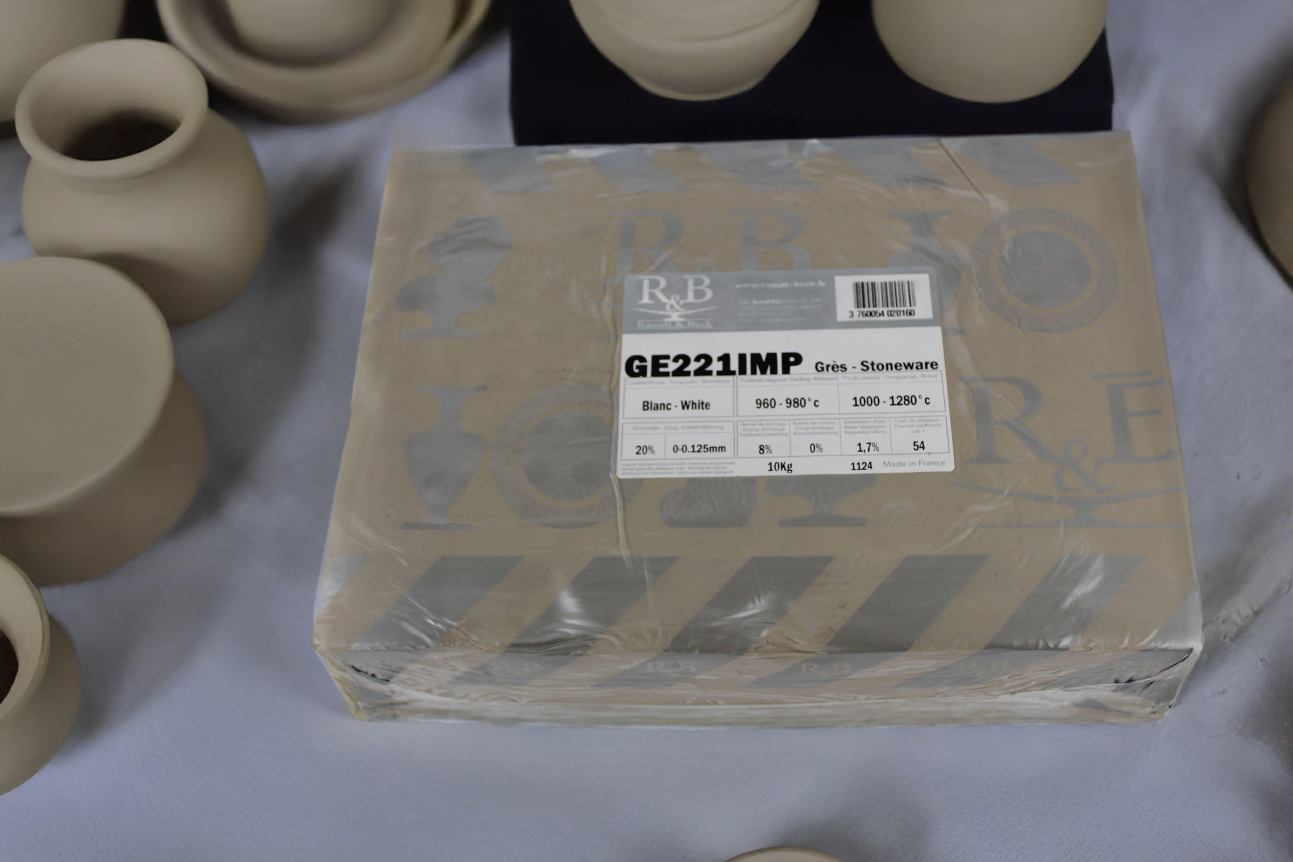 Raoult & Beck GE221 IMP Beyaz Stoneware Çamur