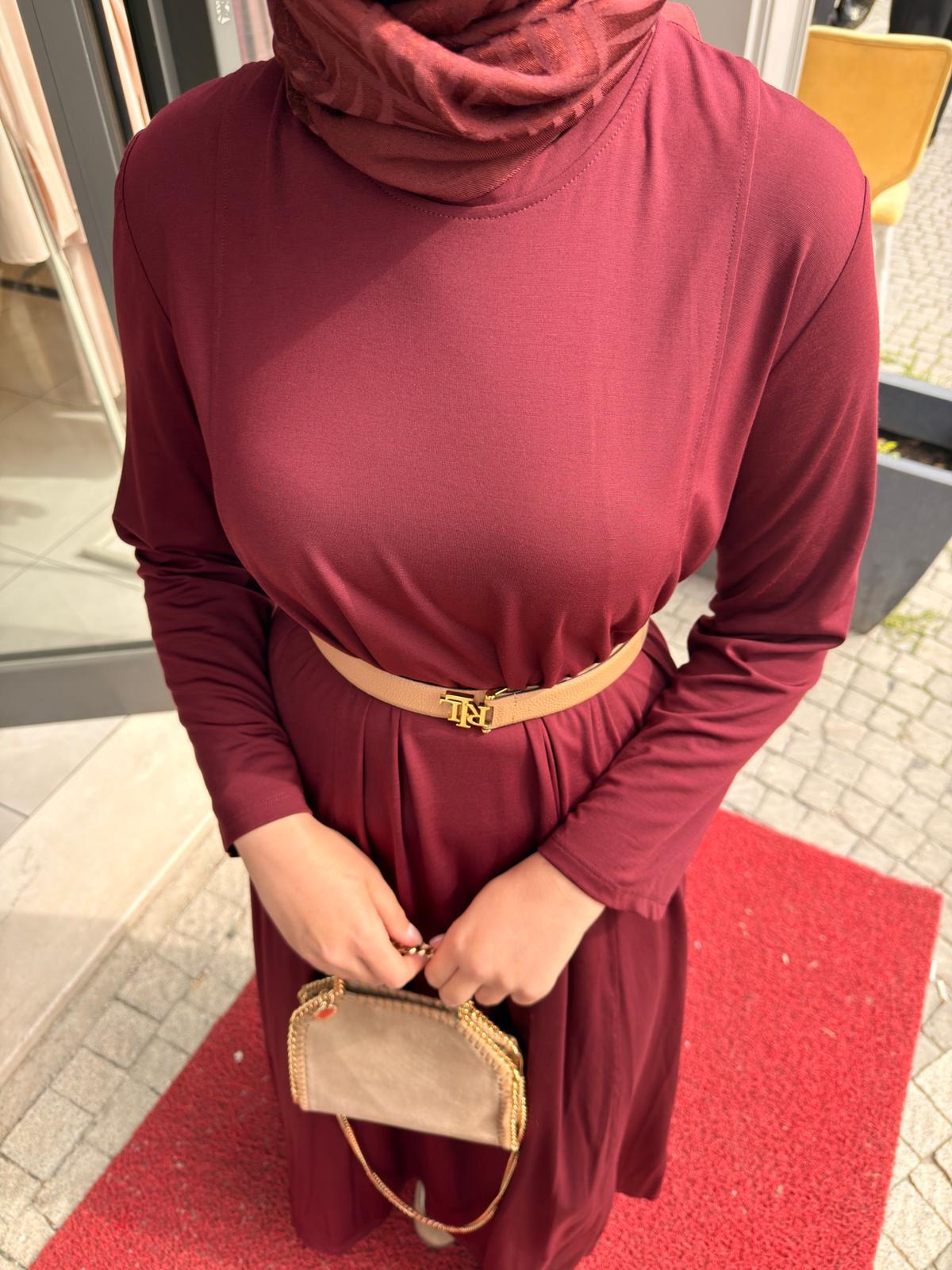 Liva Concept Modal Elbise Bordo