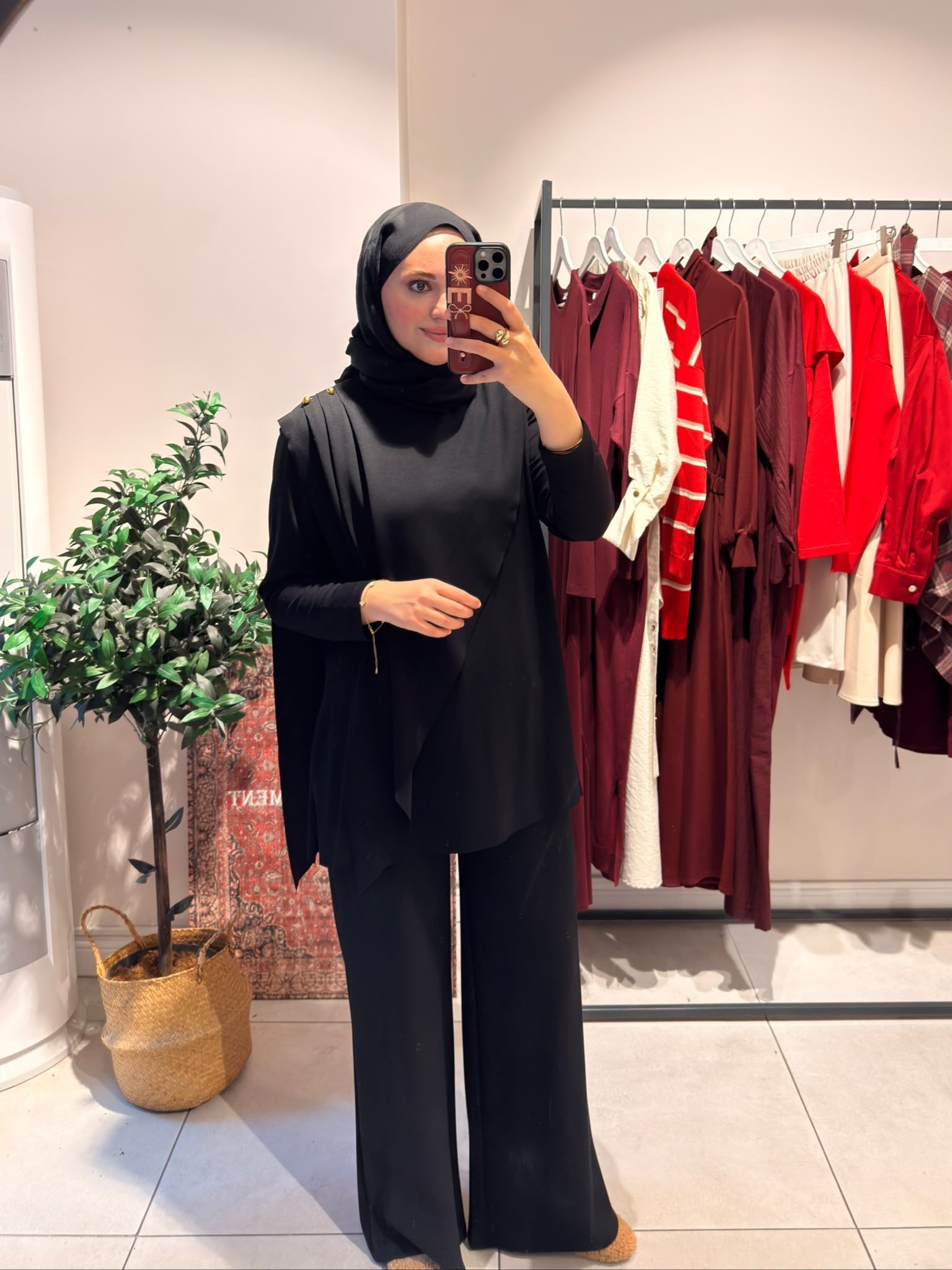 Şık Doha Takım Siyah