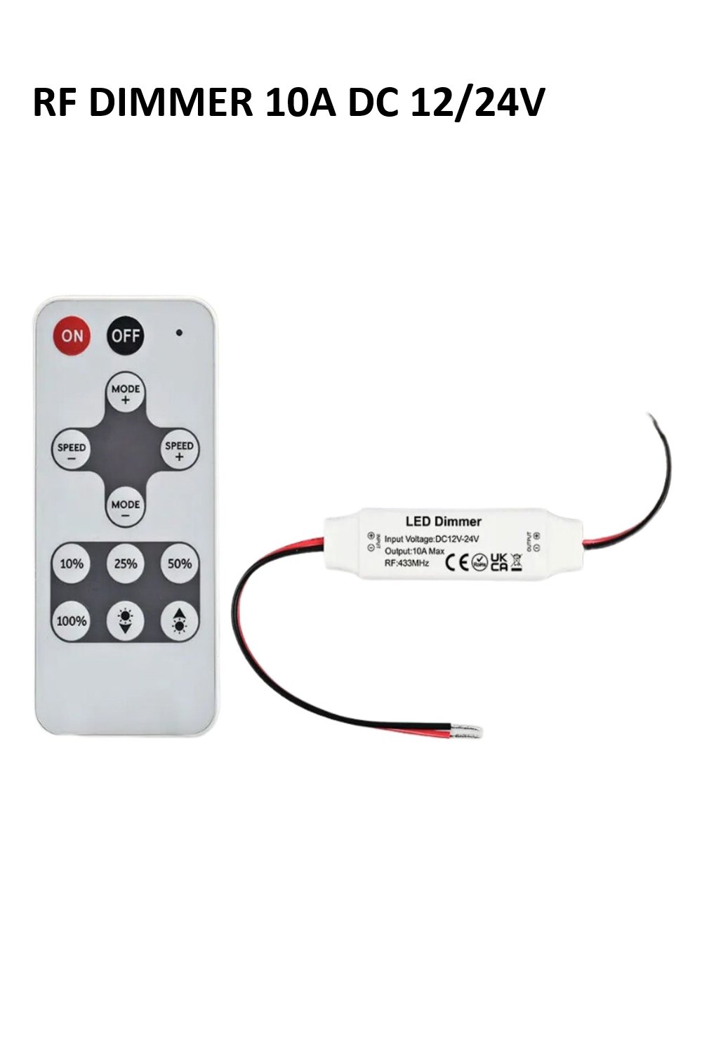 10A Mini RF LED Dimmer  