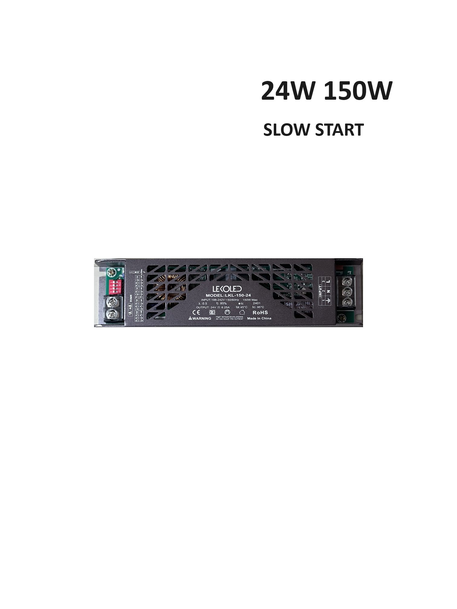 150W 24V 6,25A GÜÇ KAYNAĞI İÇ MEKAN