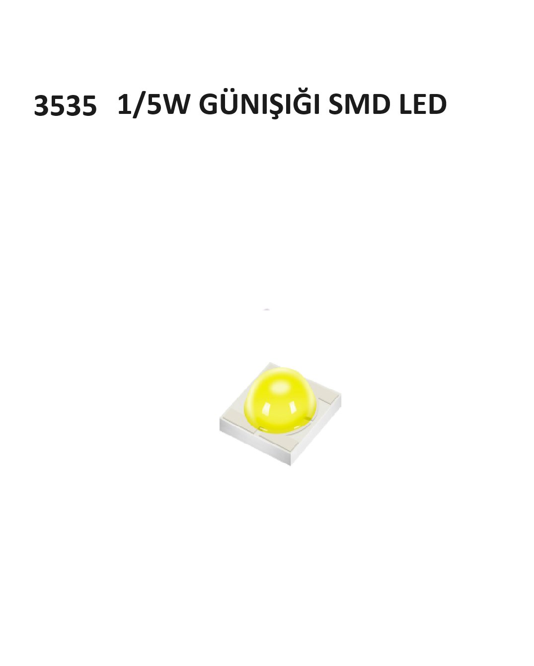 3535 1-5W 2.8-3.0V 1500mA 3000K RA80