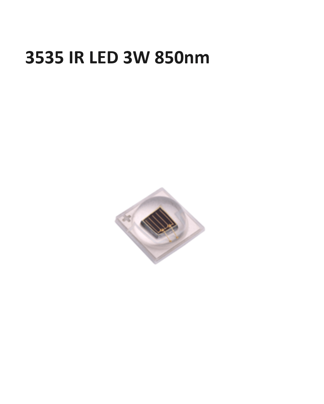 3535 3W IR LED  850nm 60' Ceramic Base