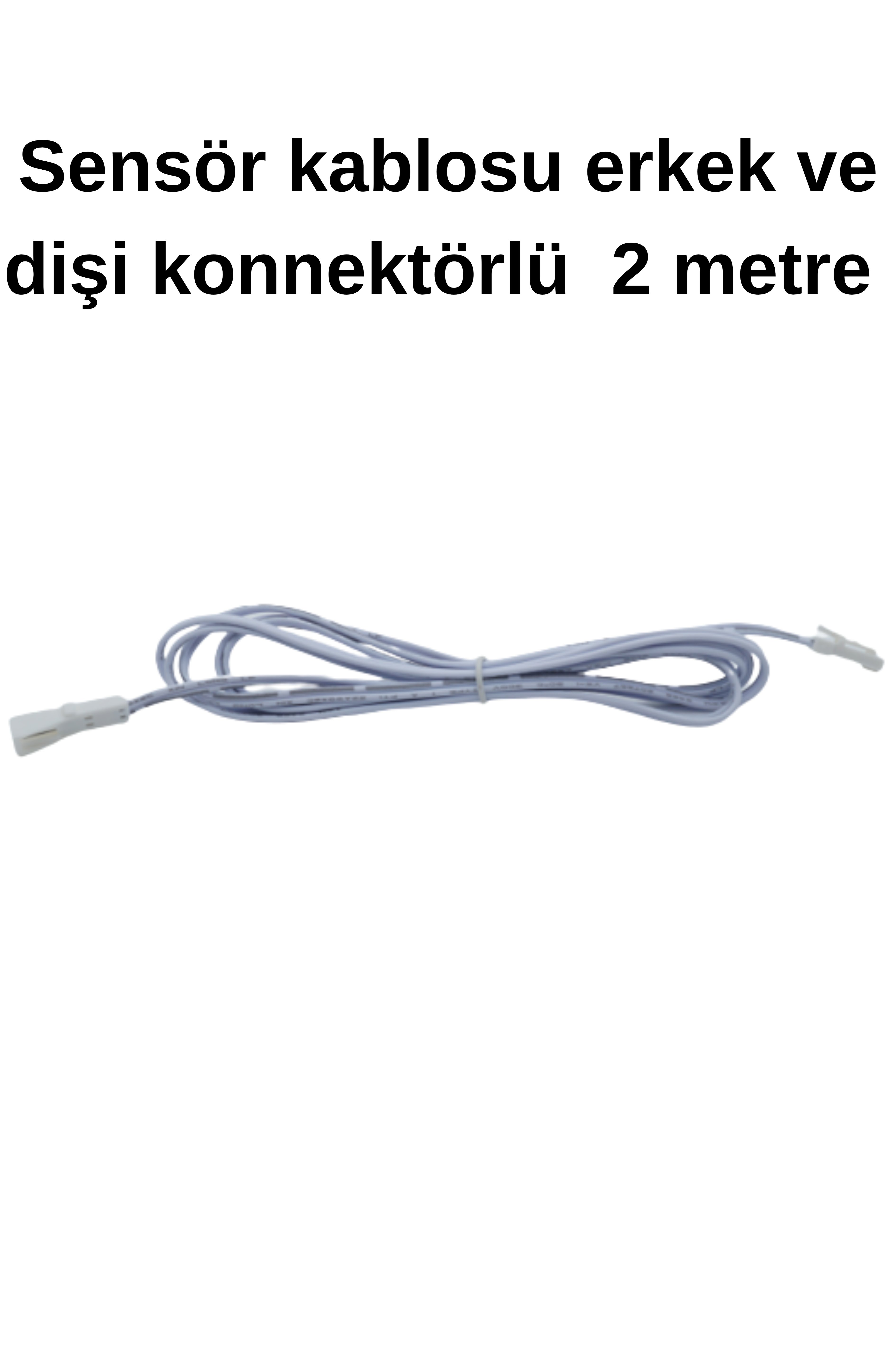 Sensör kablosu erkek dişi konnektörlü  2 metre 