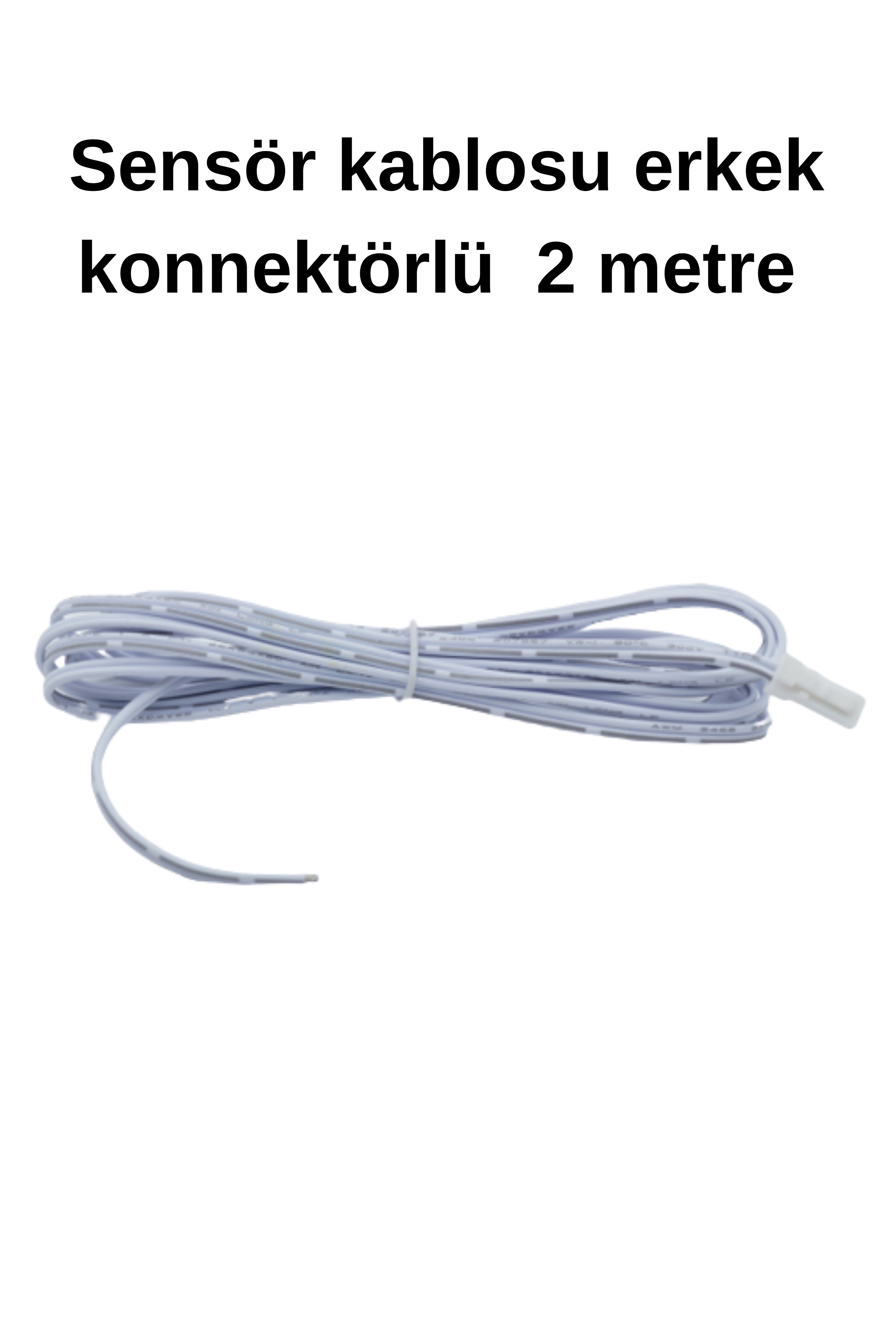 Sensör kablosu erkek konnektörlü  2 metre 