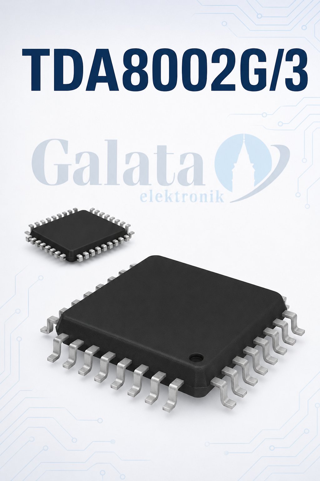 TDA8002G/3 Philips NXP LQFP-32 Akıllı Kart Arayüz Entegresi