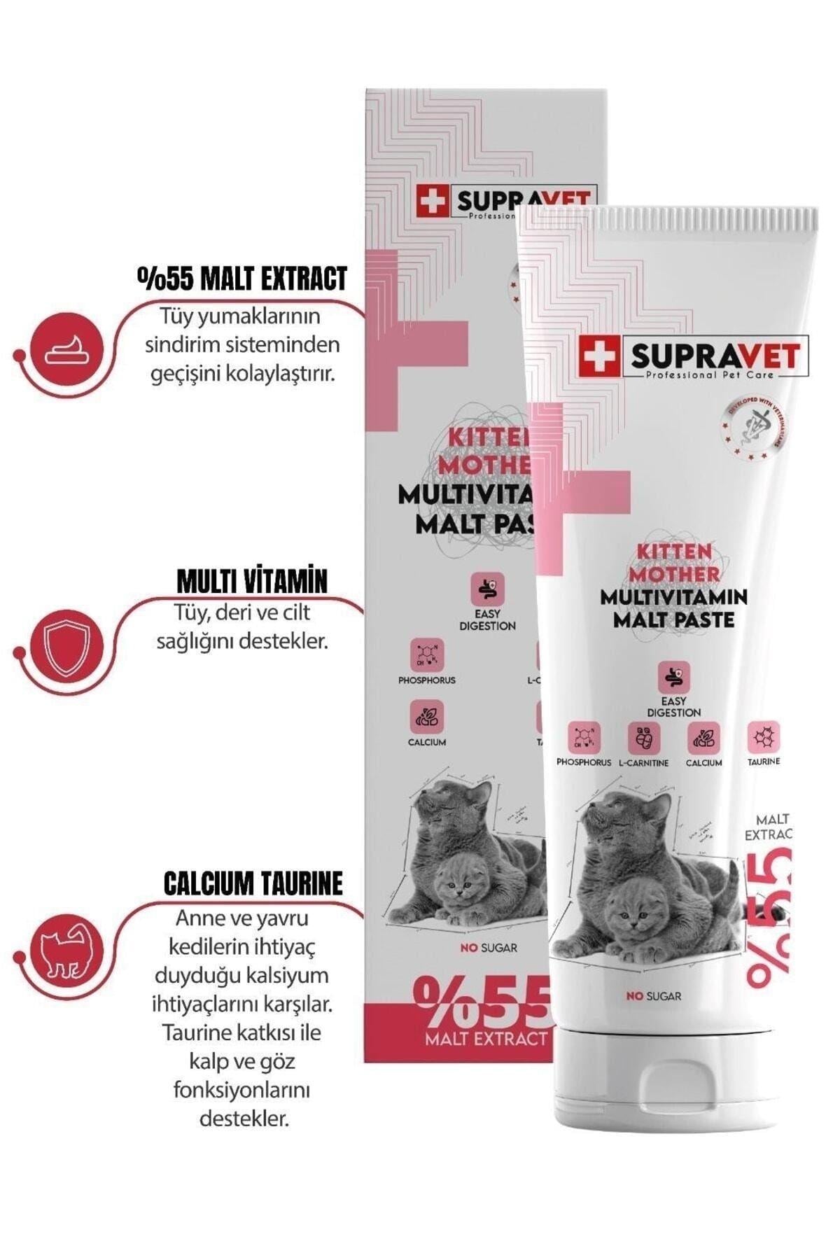 Supravet Kitten & Mother Multi Vitamin Malt Paste 100 Gr