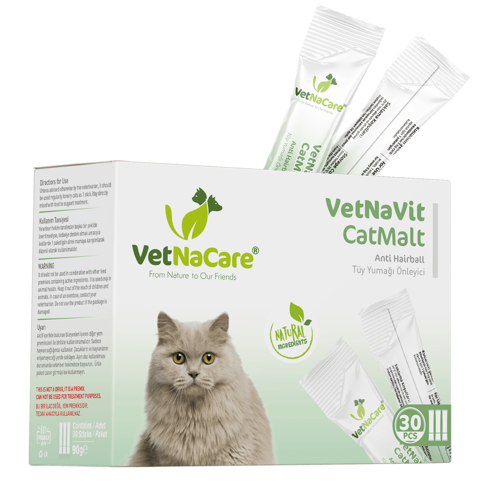 VetNaVit CatMalt Tüy Yumaiğı Önleyici