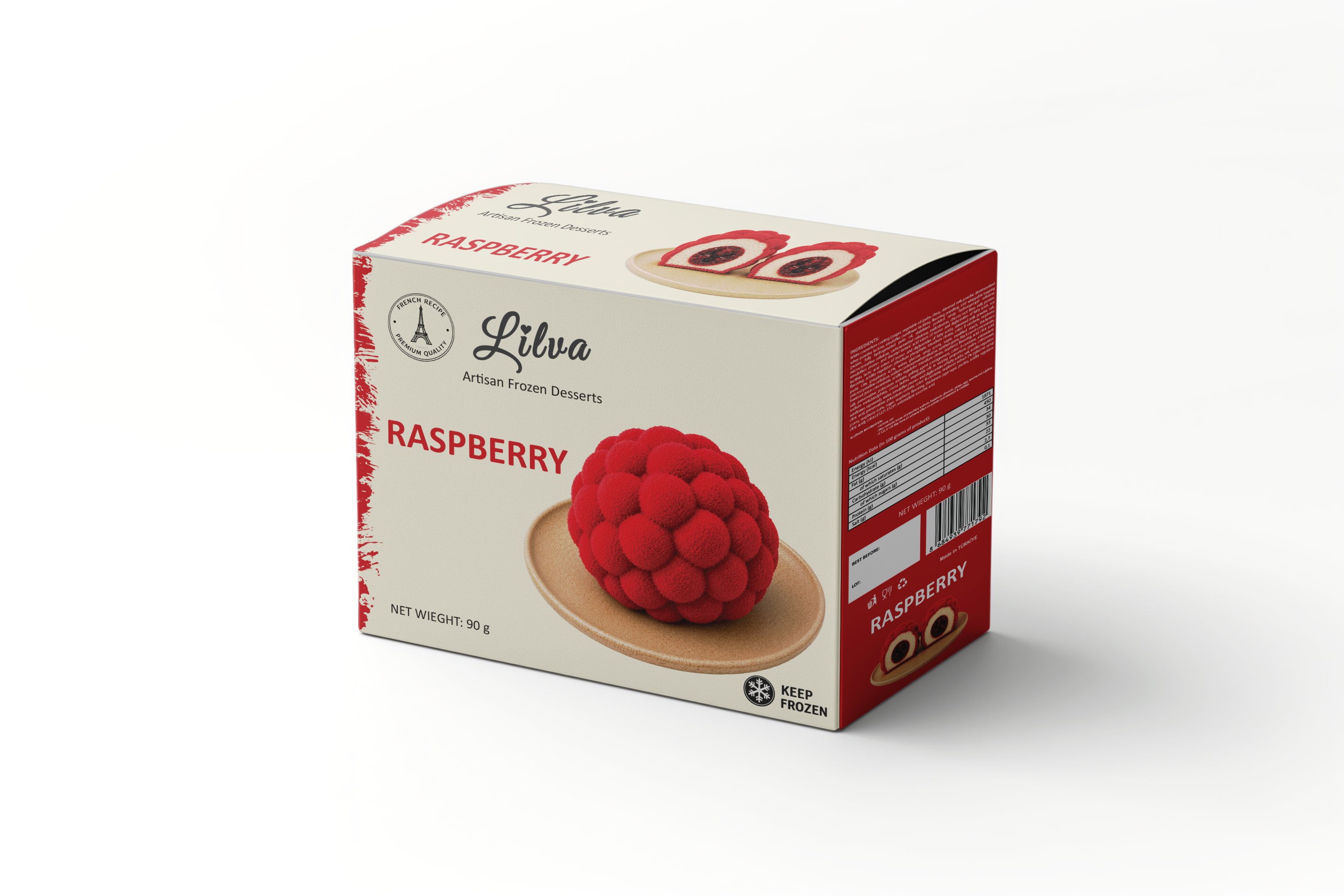Artisan Frozen Dessert Raspberry 90 g