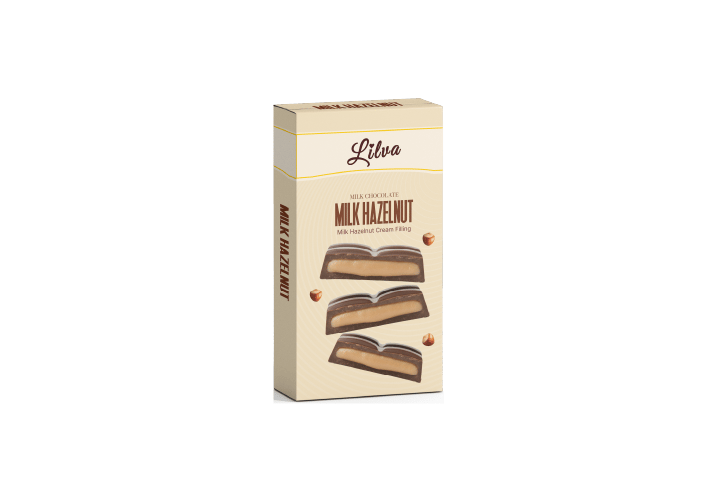 Hazelnut Cream Milk Chocolate Bar 75 g